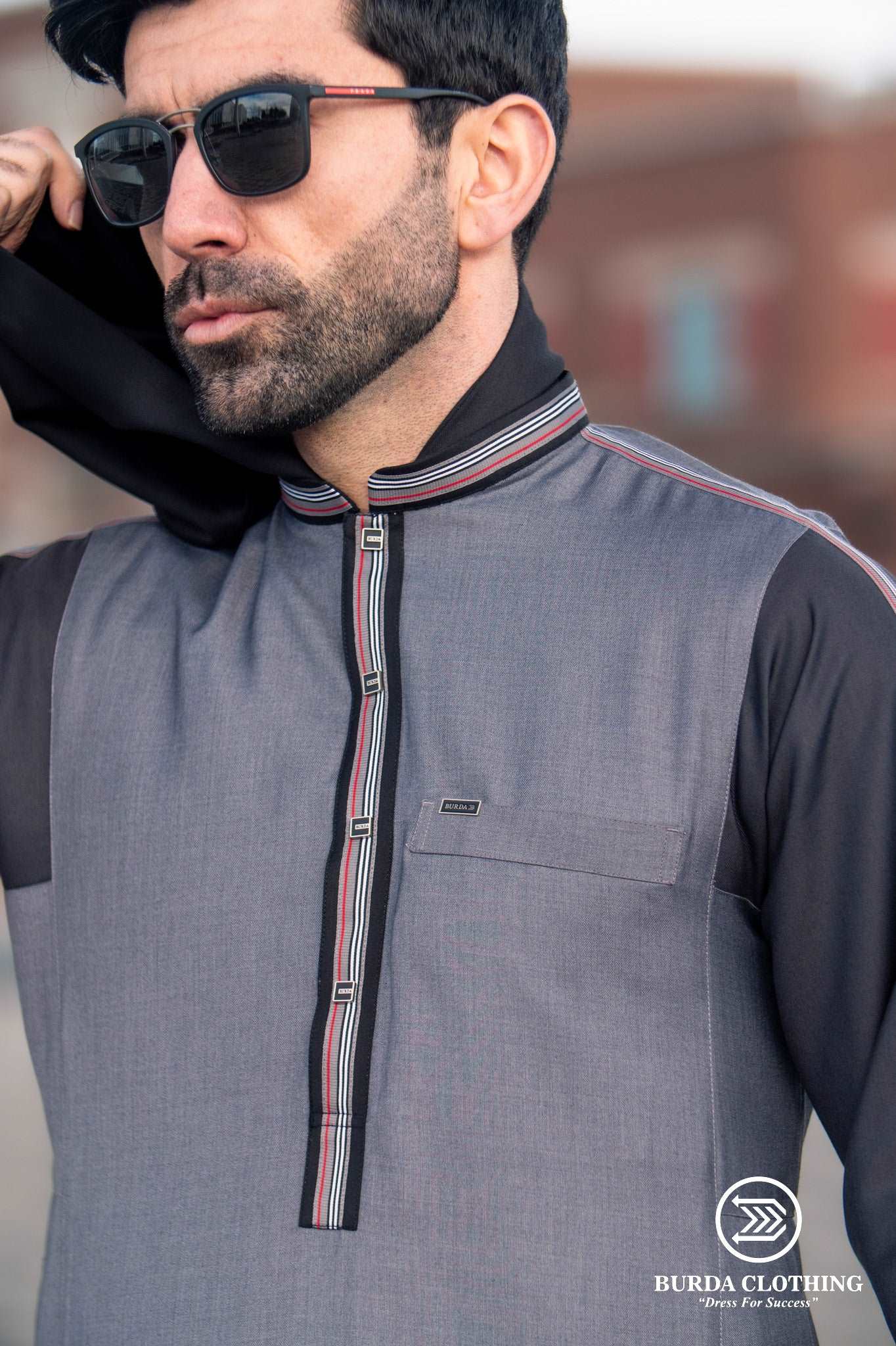 Burdaclothing Adult Premium Hoodie Thobe 515 (Father & Son)