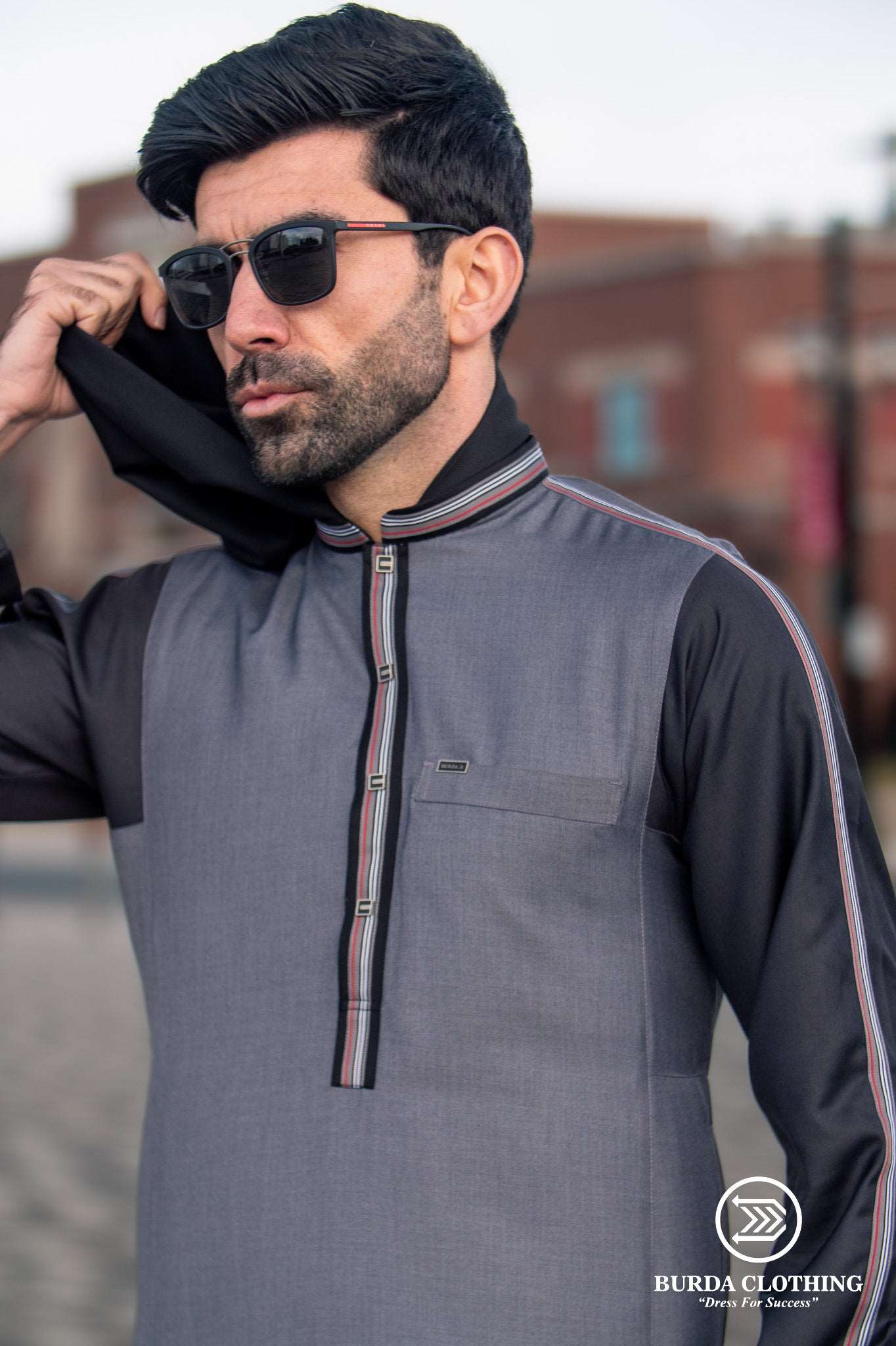 Burdaclothing Adult Premium Hoodie Thobe 515 (Father & Son)