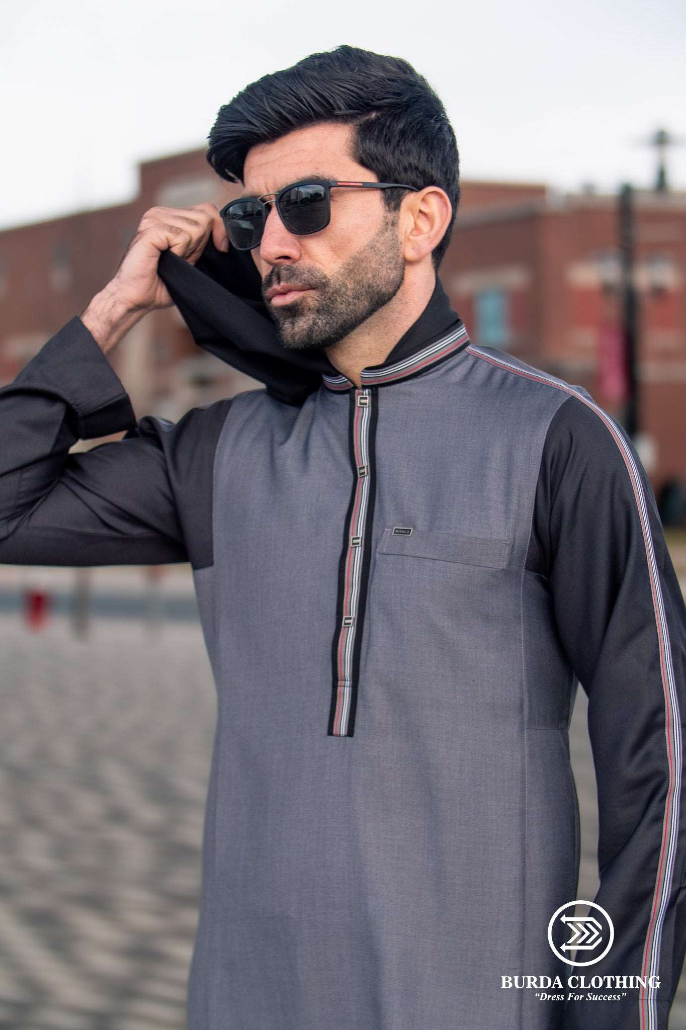 Burdaclothing Adult Premium Hoodie Thobe 515 (Father & Son)