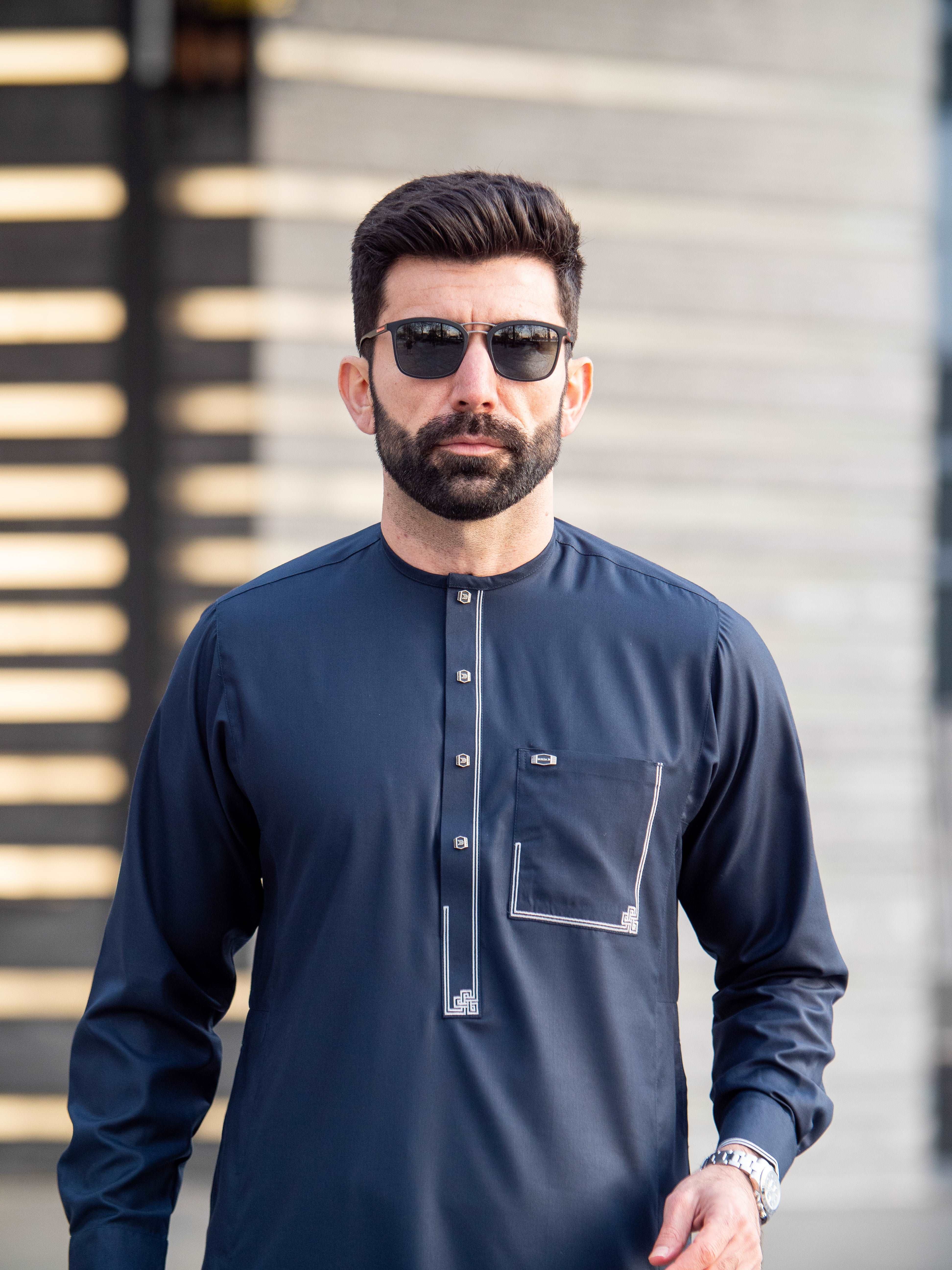 Burdaclothing Adult Premium Thobe 105B Blue