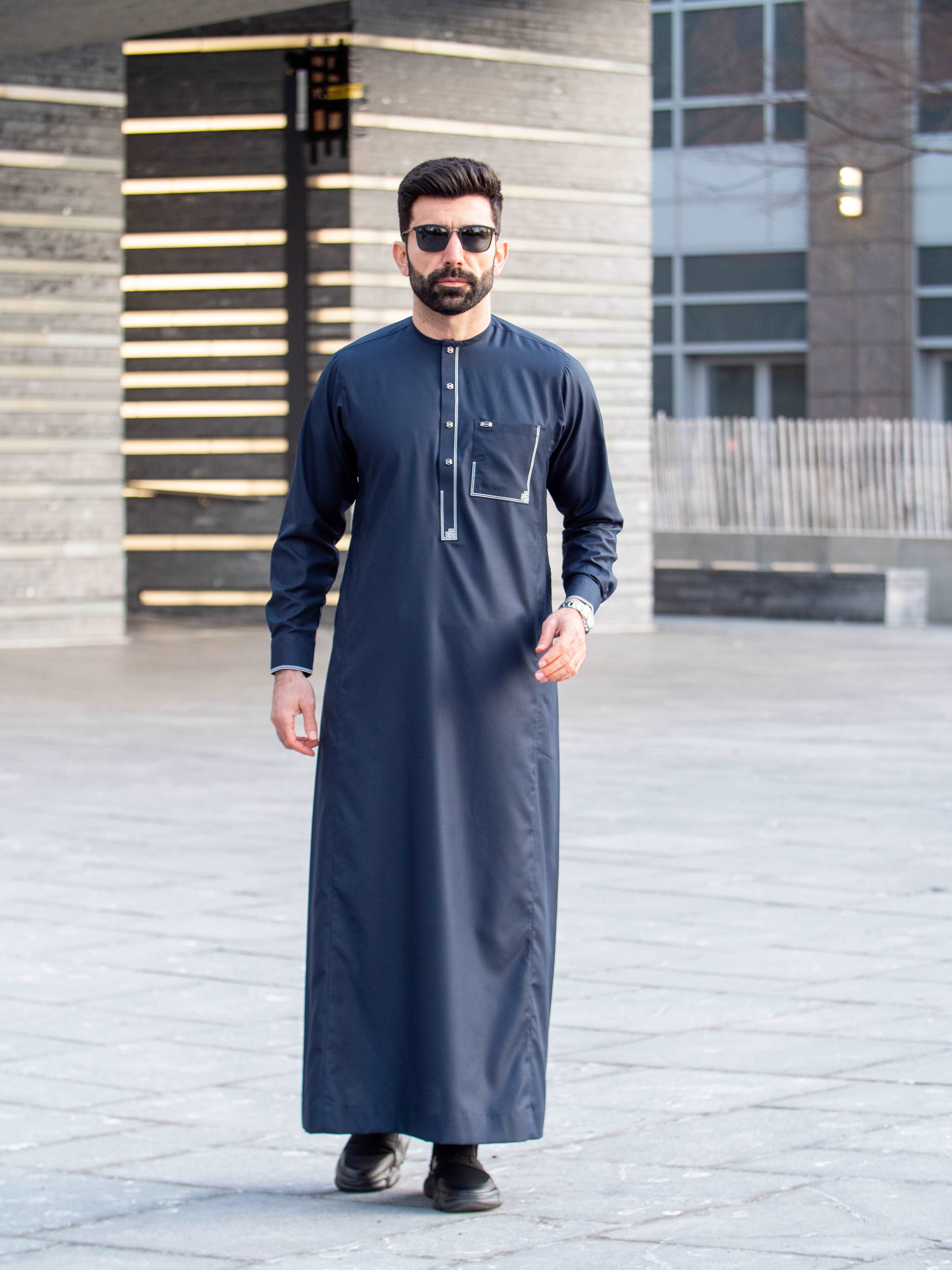 Burdaclothing Adult Premium Thobe 105B Blue