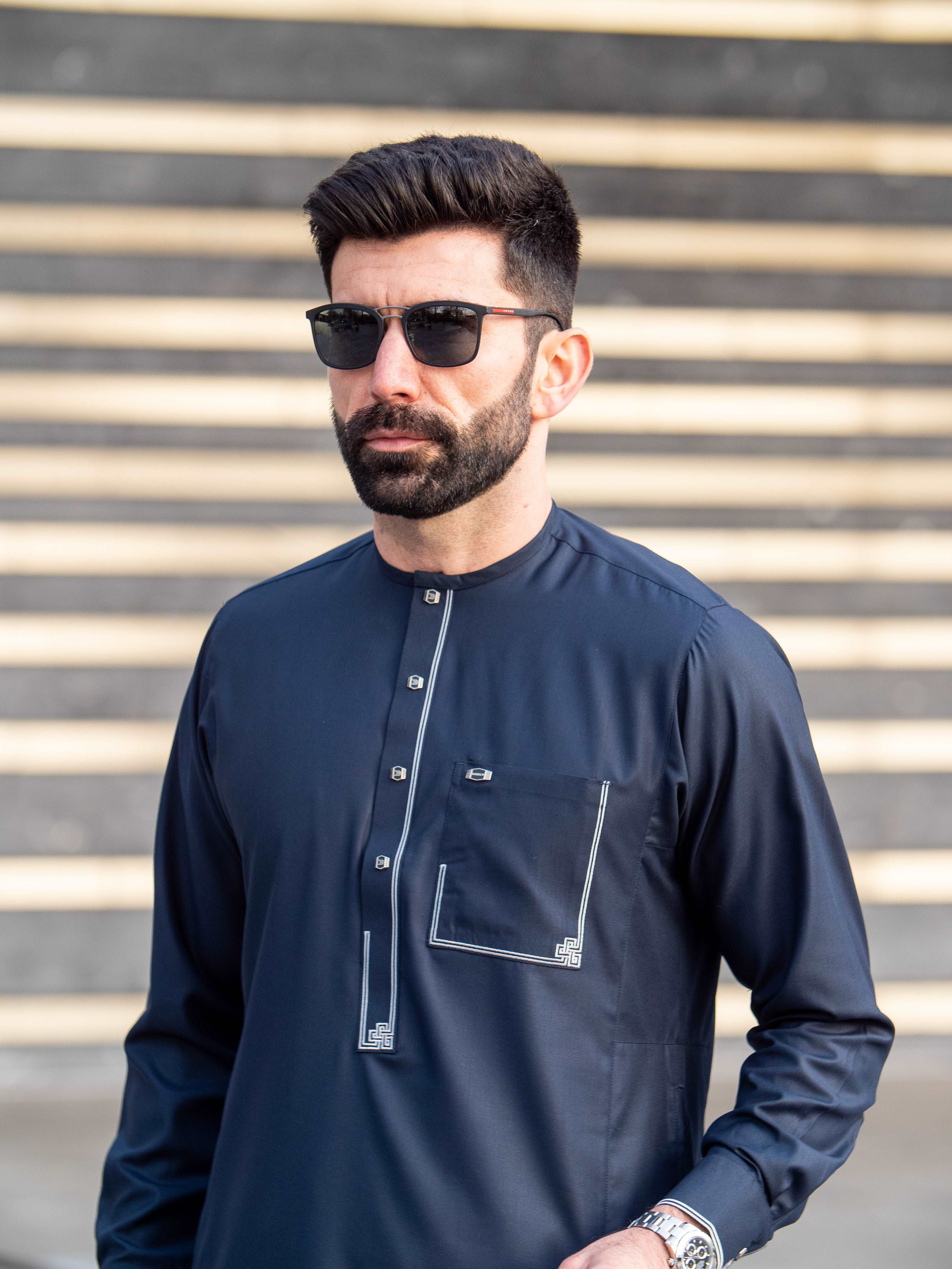 Burdaclothing Adult Premium Thobe 105B Blue