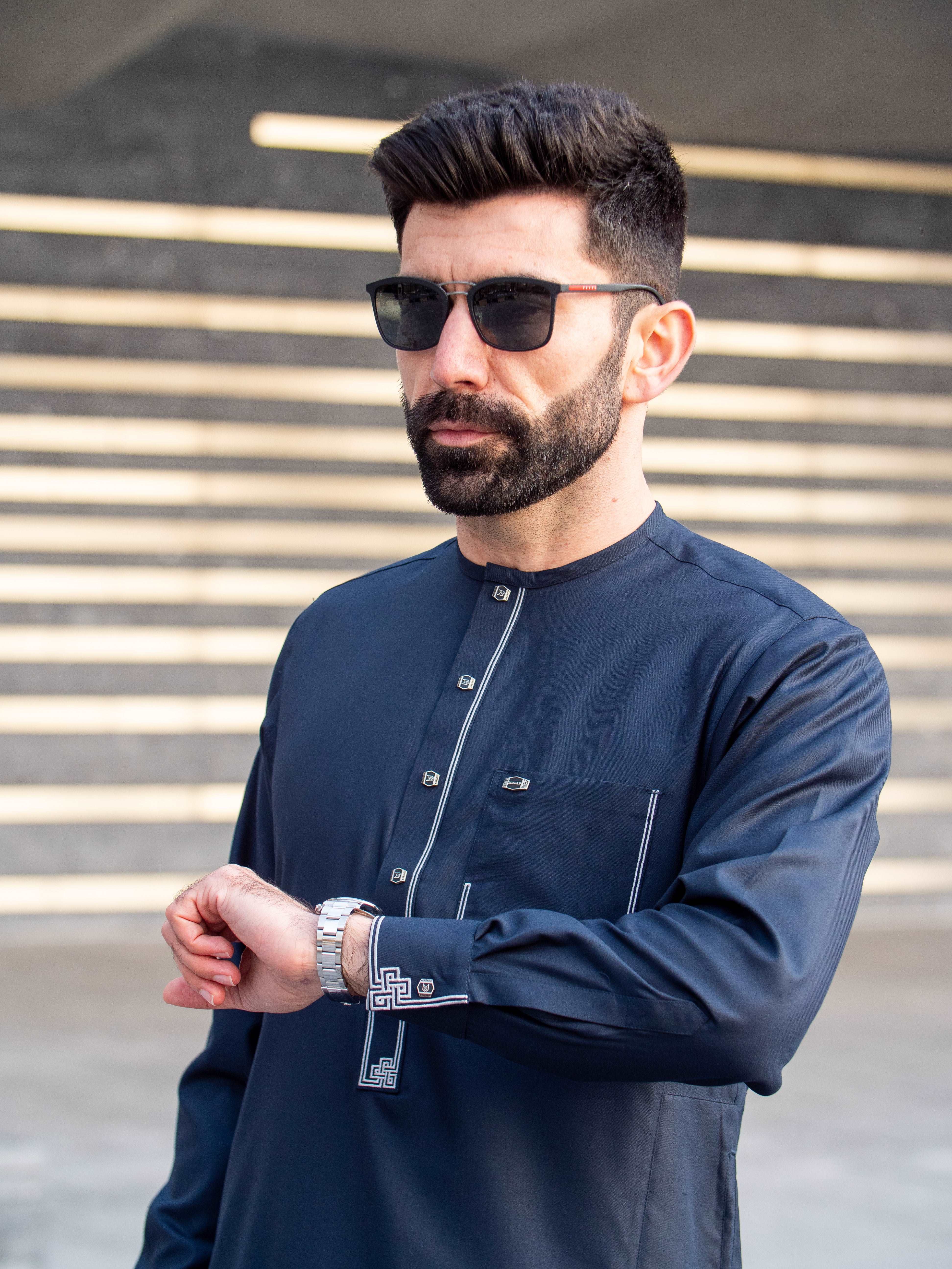 Burdaclothing Adult Premium Thobe 105B Blue