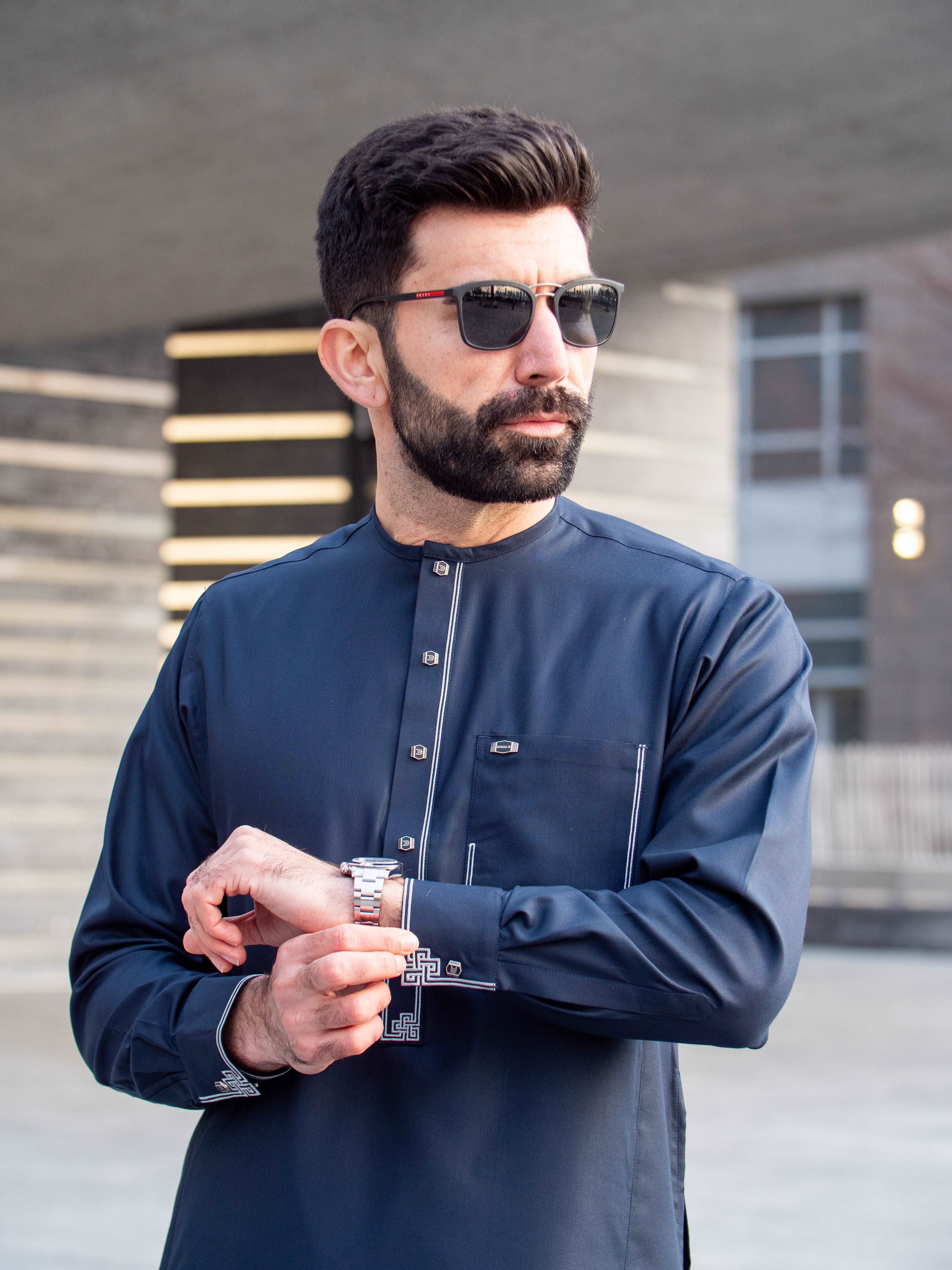 Burdaclothing Adult Premium Thobe 105B Blue