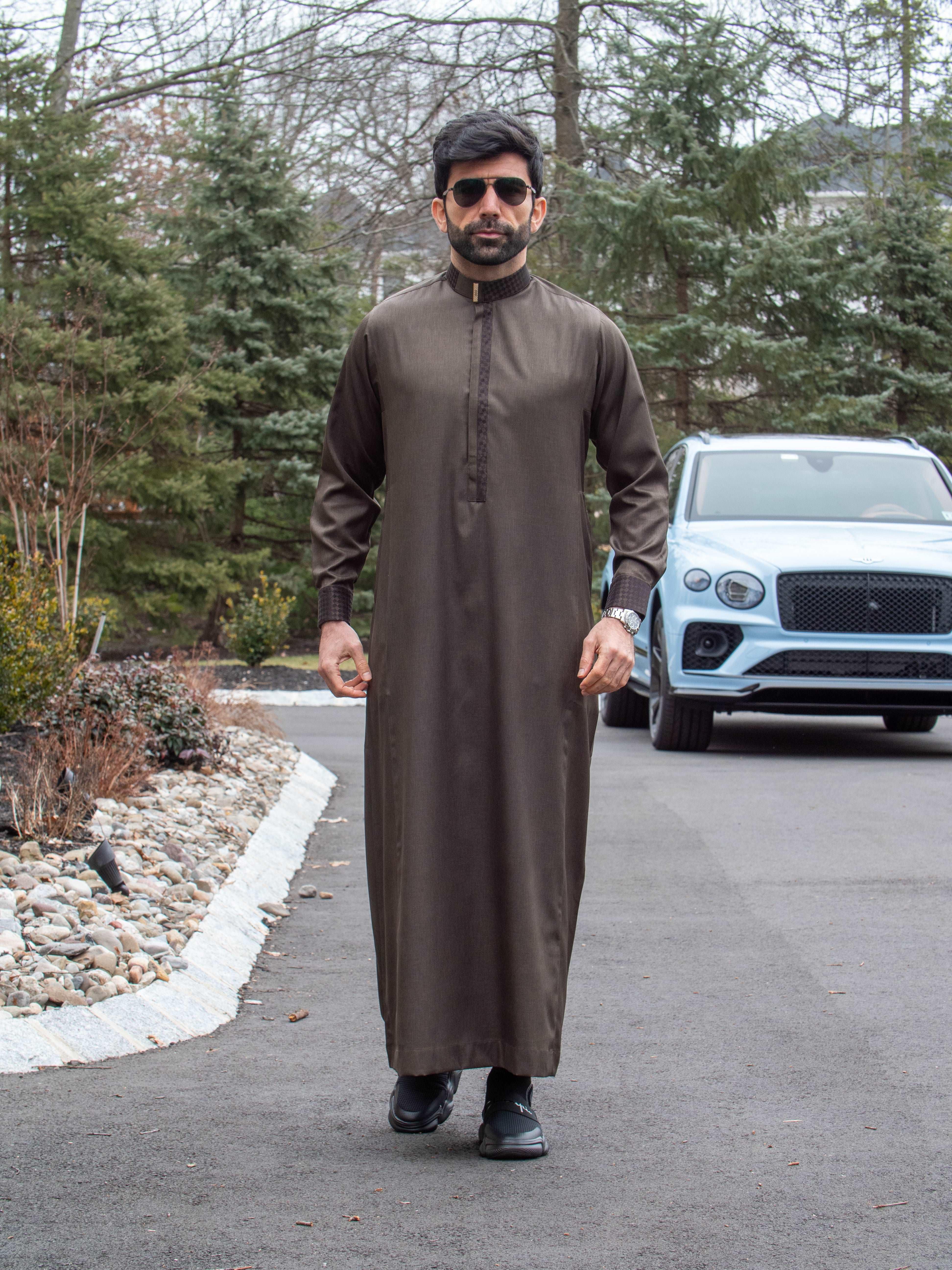 Burdaclothing Adult Premium Thobe 107A Brown