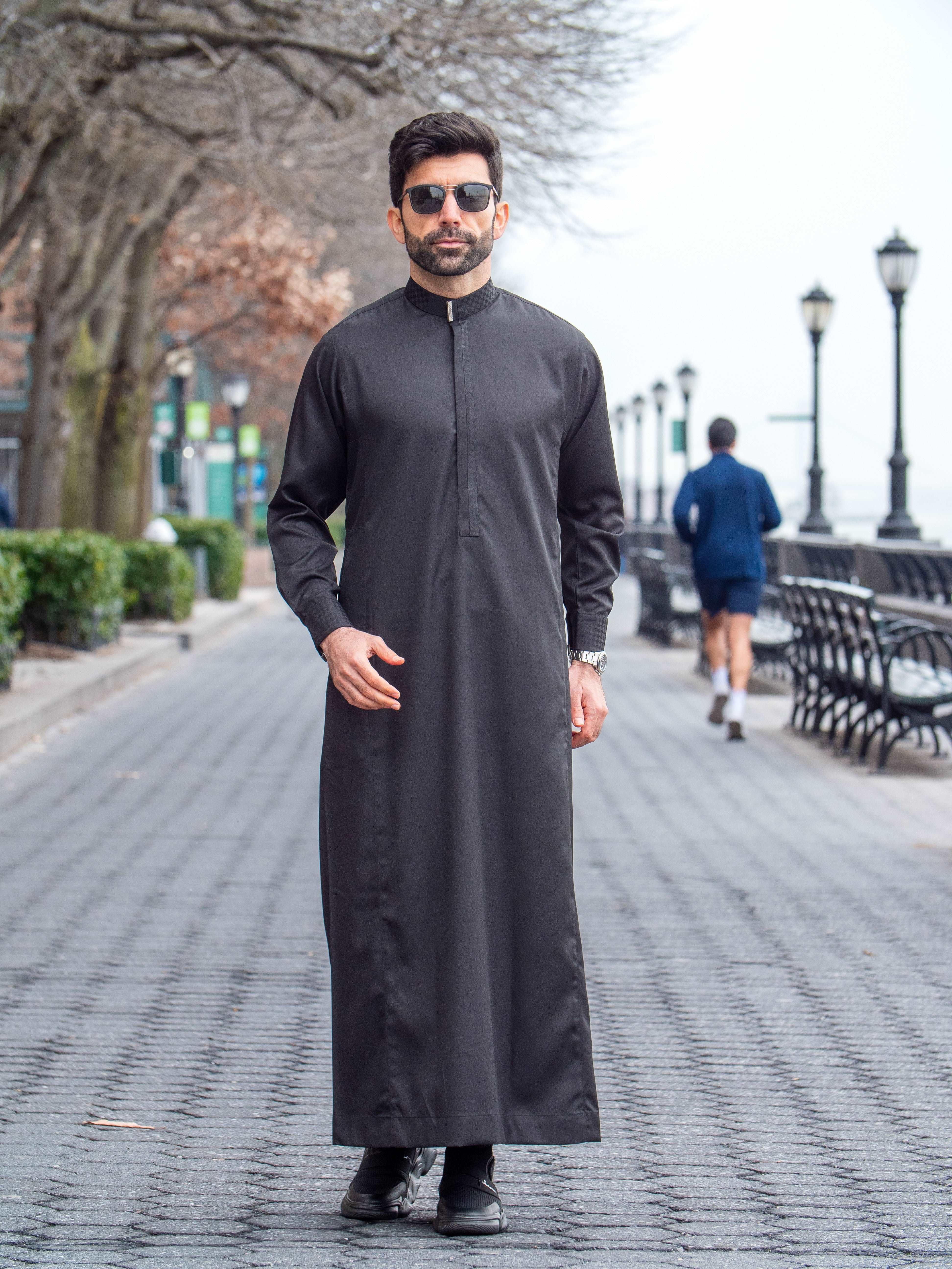 Burdaclothing Adult Premium Thobe 107B Black