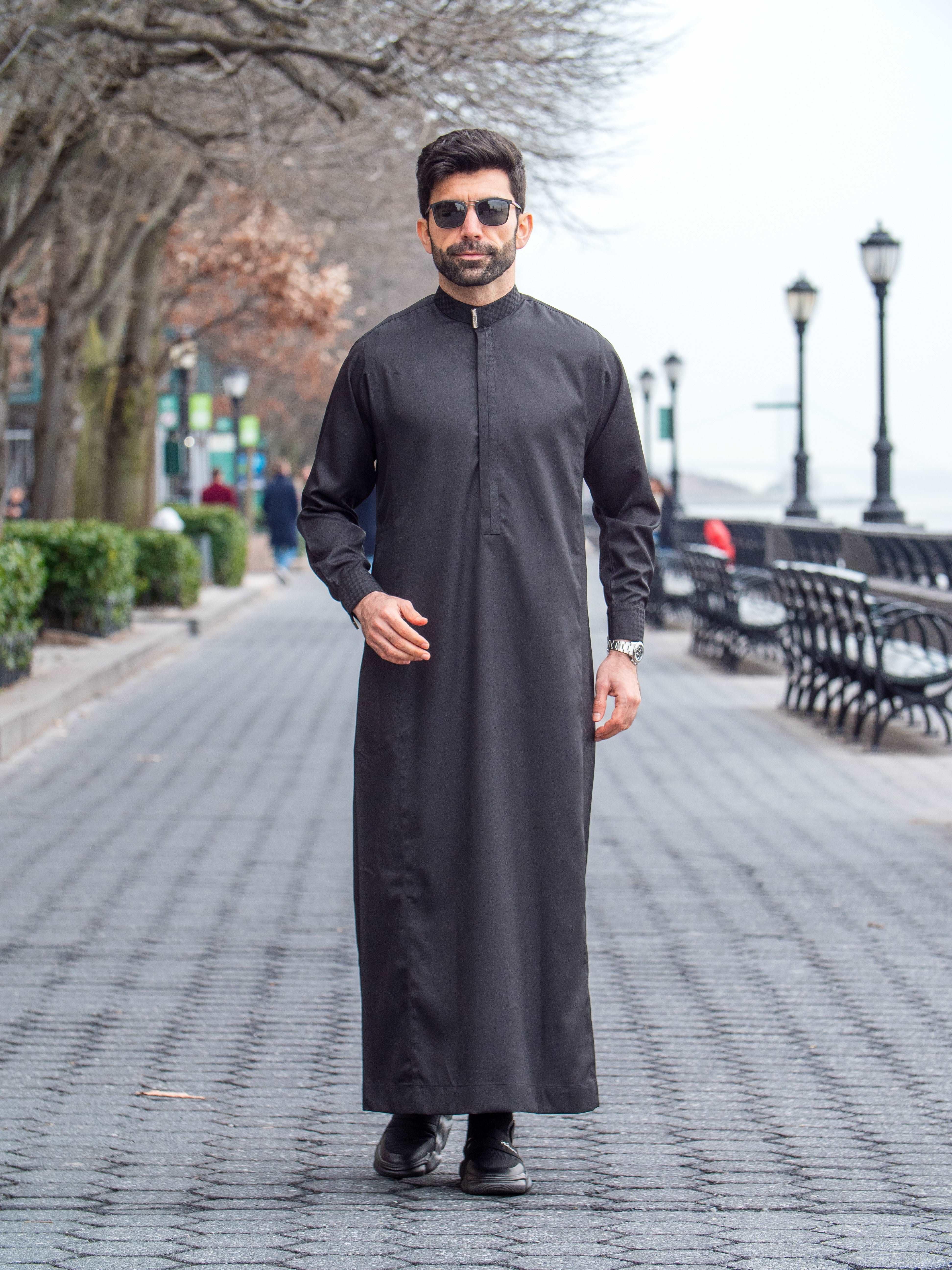 Burdaclothing Adult Premium Thobe 107B Black