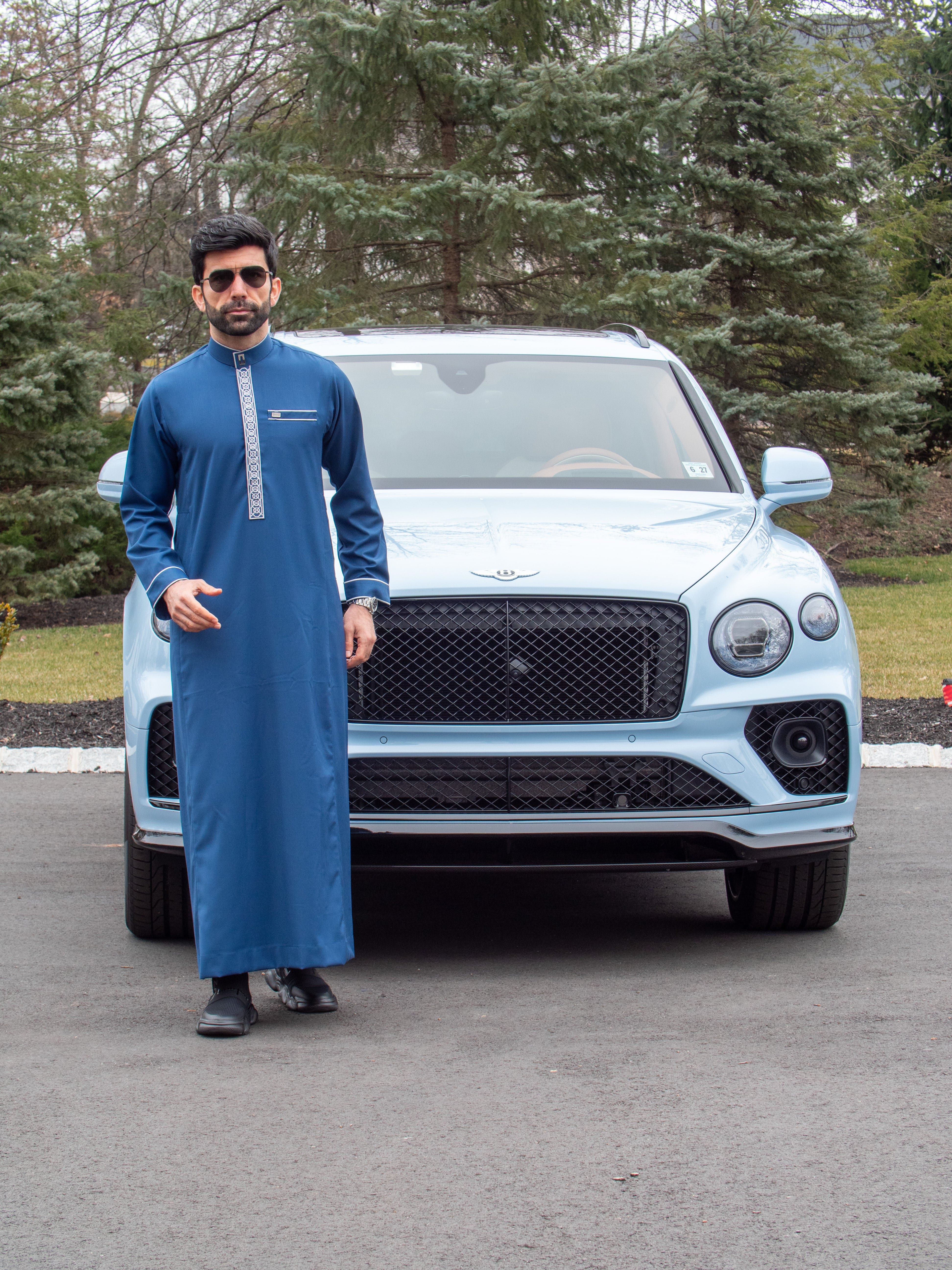 Burdaclothing Adult Premium Thobe 111C Blue