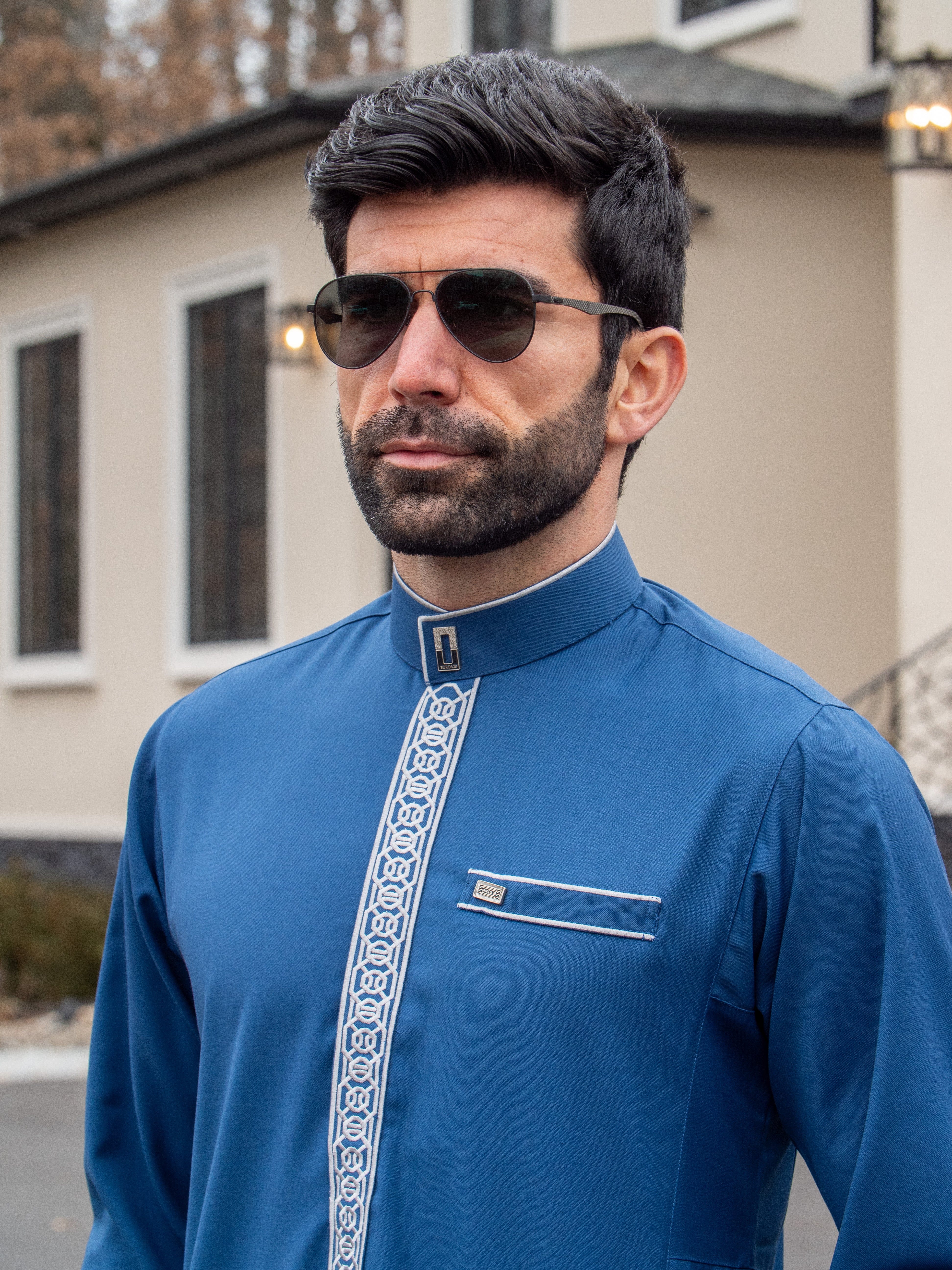 Burdaclothing Adult Premium Thobe 111C Blue