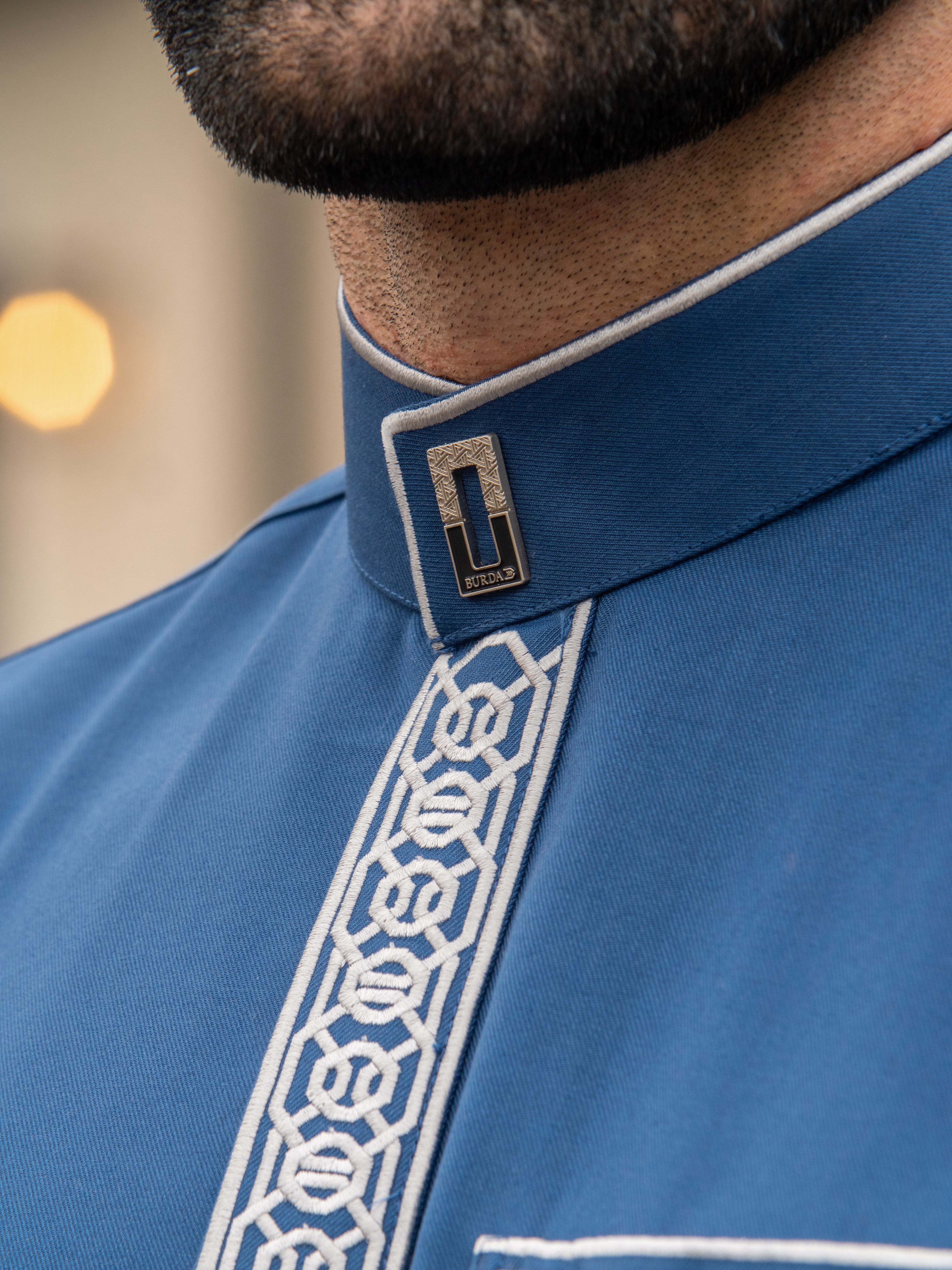 Burdaclothing Adult Premium Thobe 111C Blue