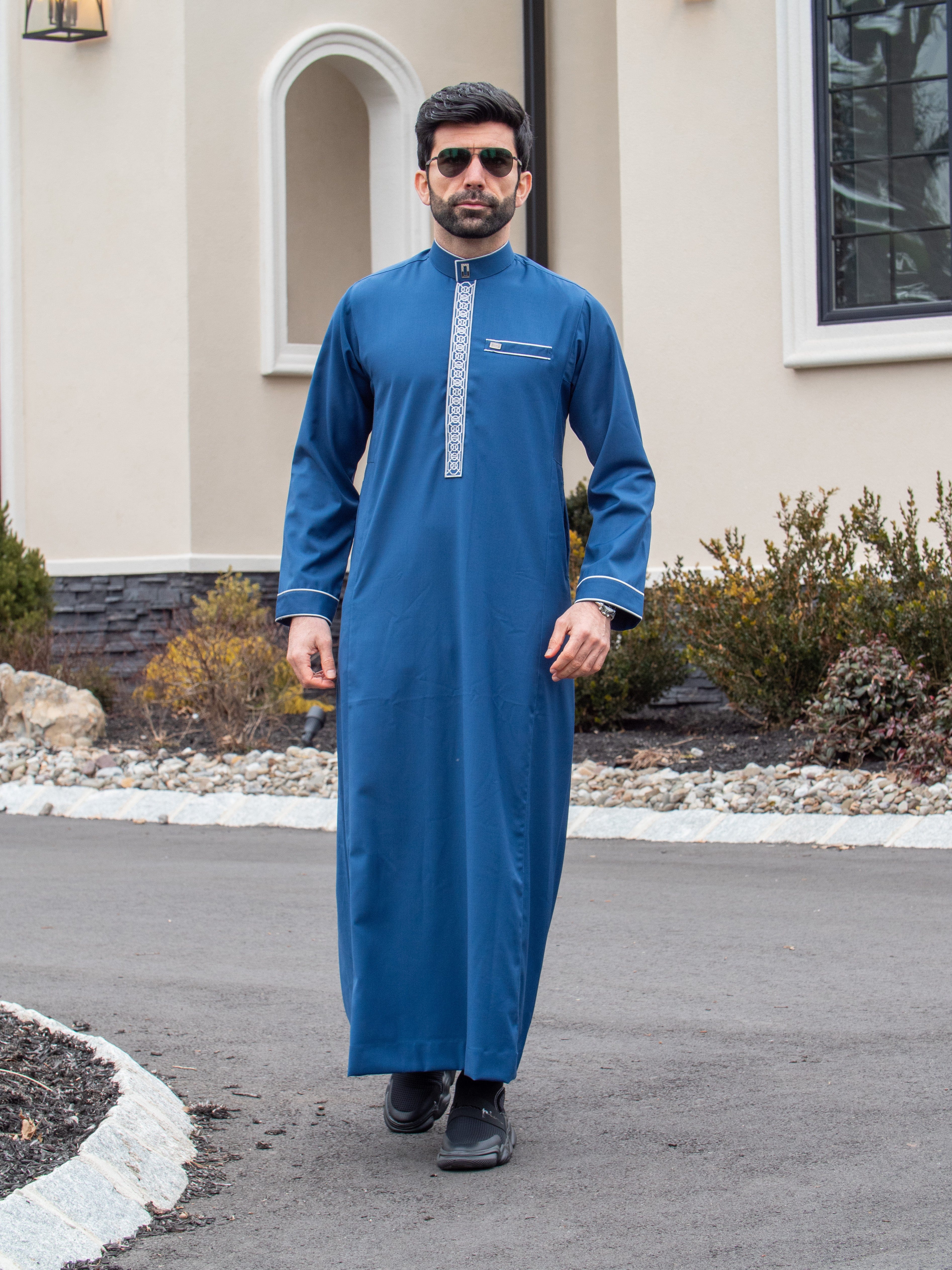 Burdaclothing Adult Premium Thobe 111C Blue