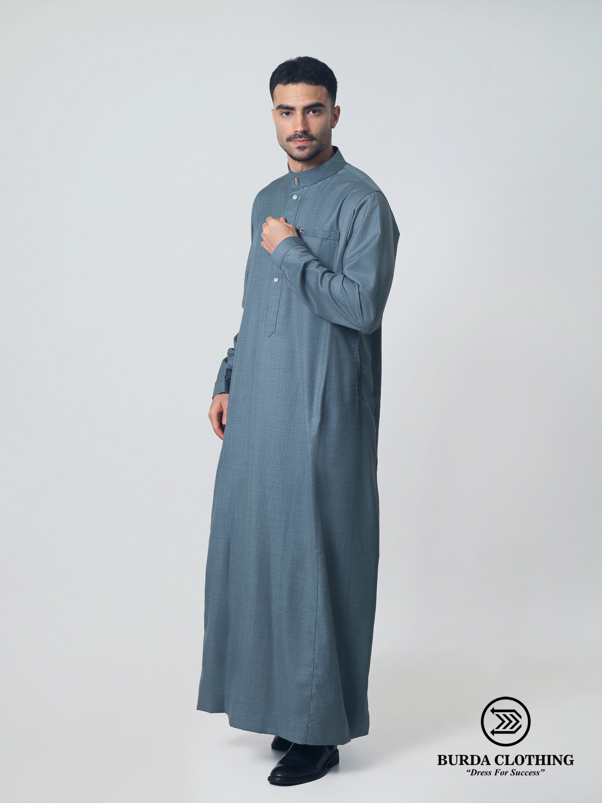 Adult Premium Thobe 113 Gray by Burdaclothing