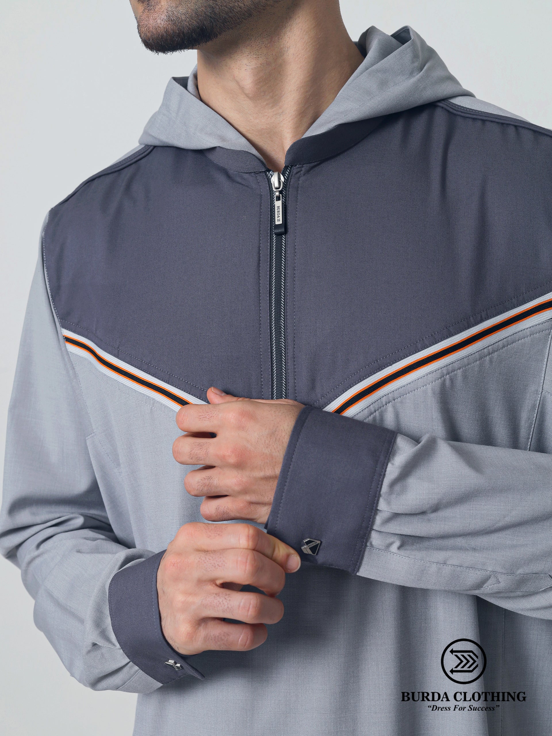 Adult Premium Thobe 212 Gray by Burdaclothing