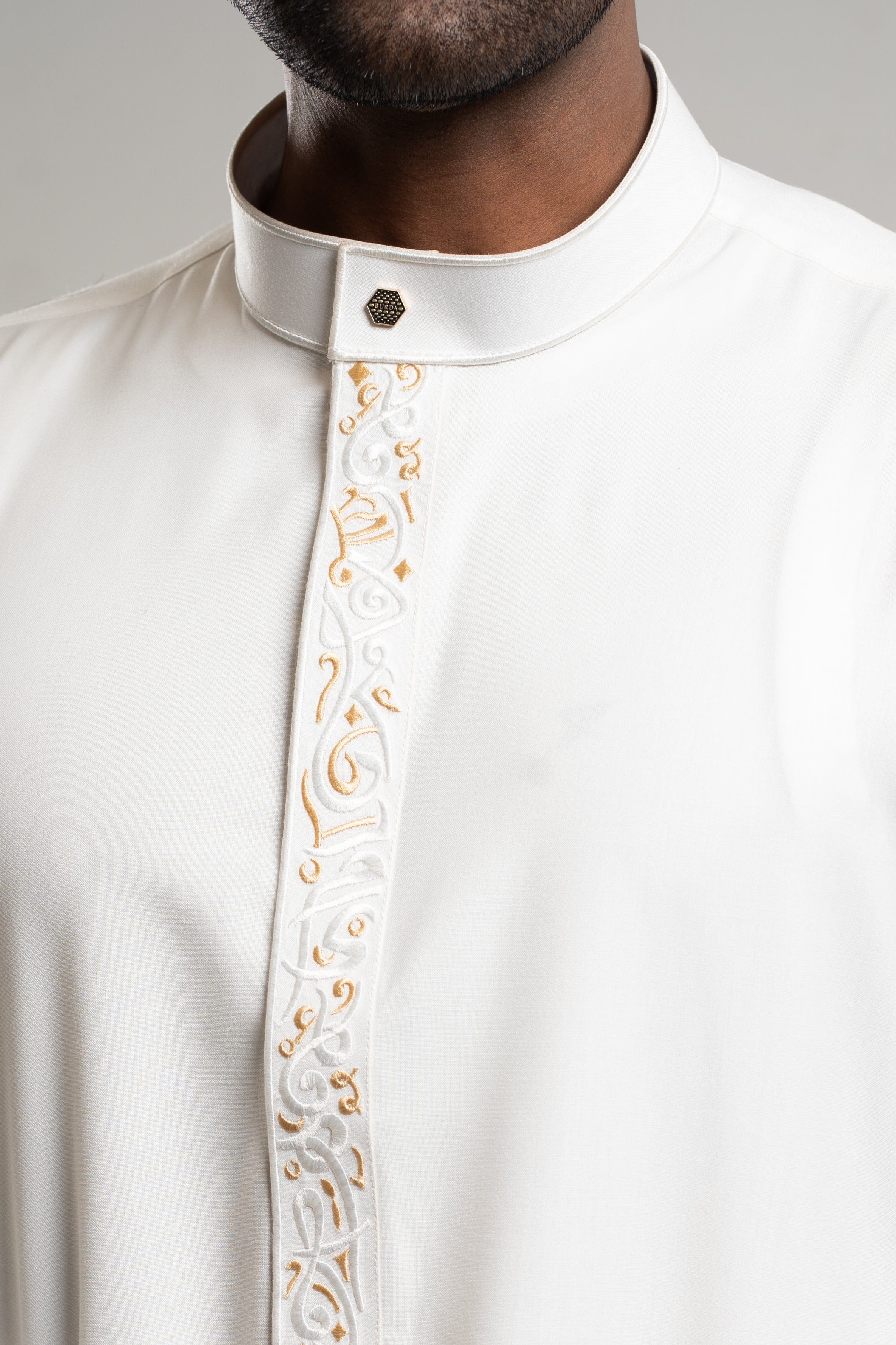 Burdaclothing Adult Premium Thobe 213 Off White ( Father & Son)