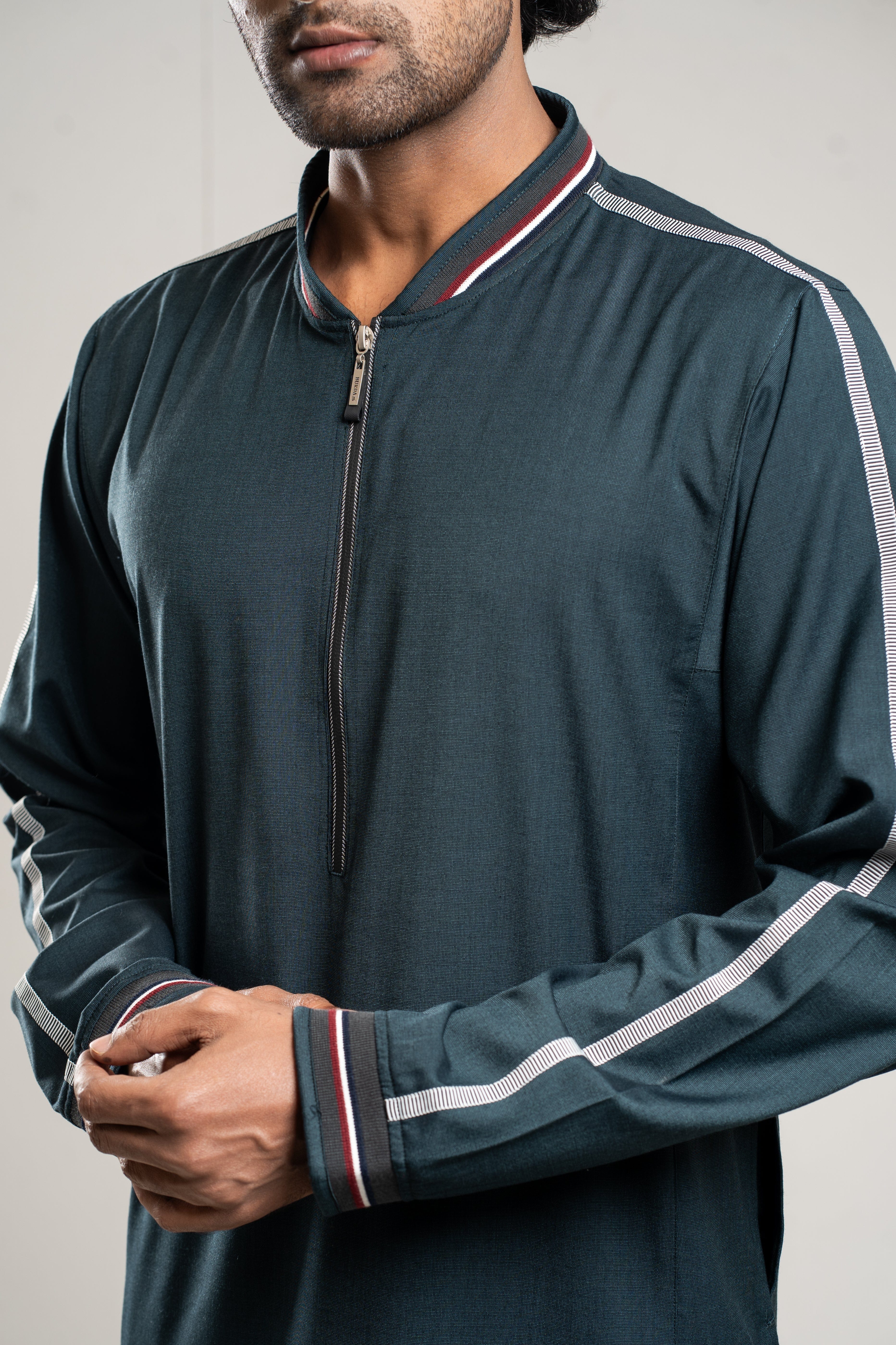 Burdaclothing Adult Premium Thobe 220 Green ( Father & Son)