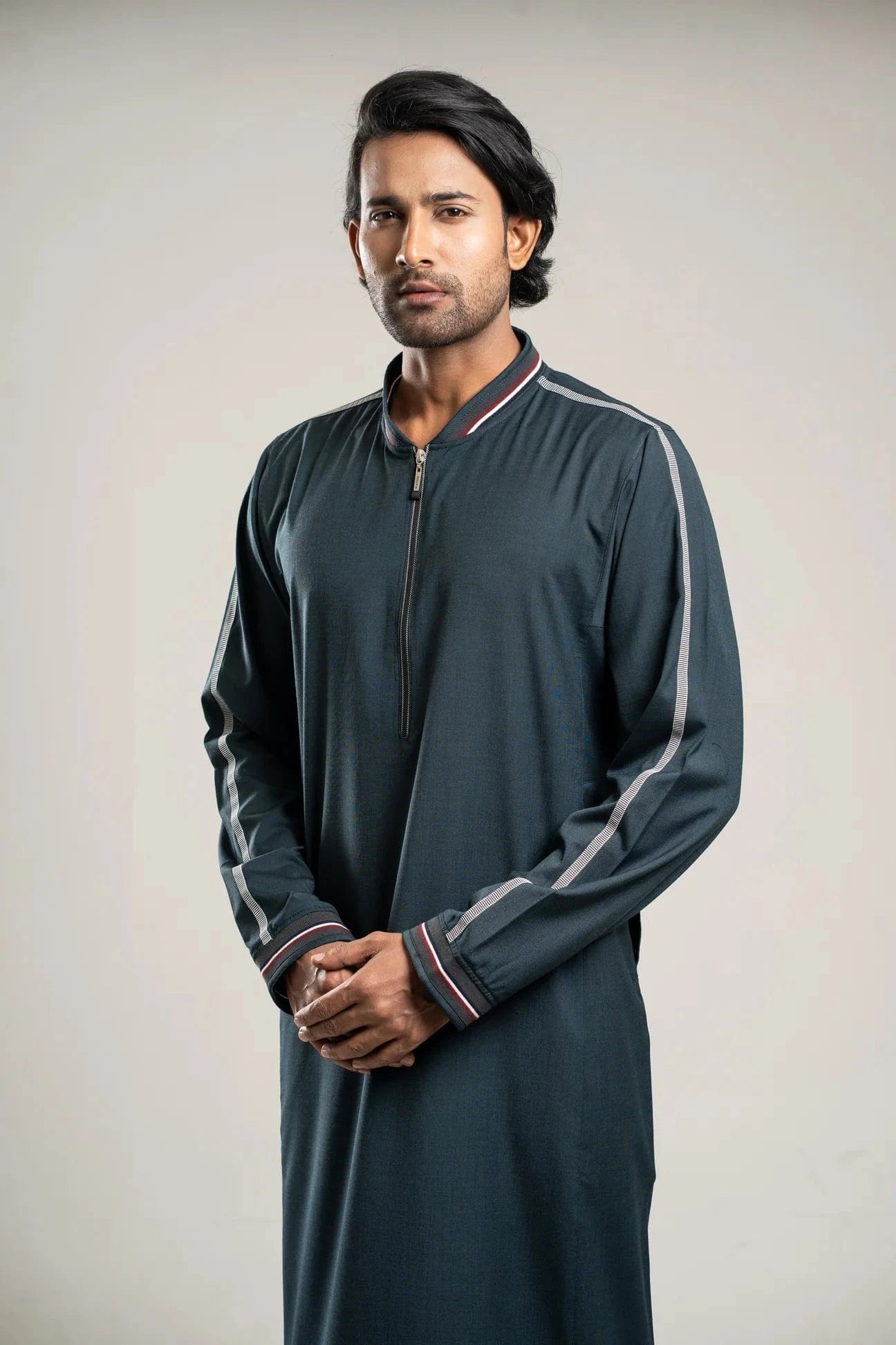 Burdaclothing Adult Premium Thobe 220 Green ( Father & Son)