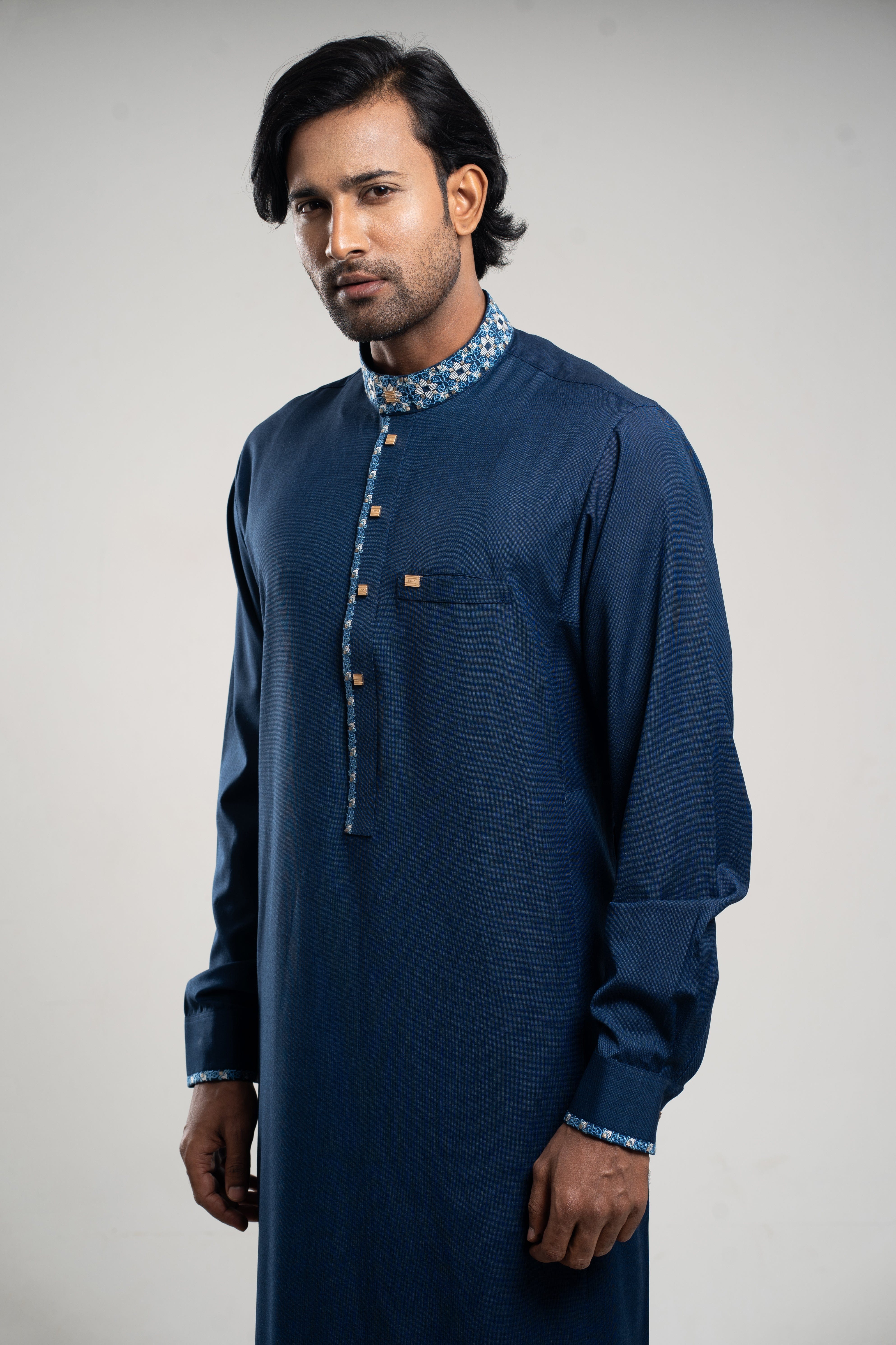 Burdaclothing Adult Premium Thobe 221 Navy