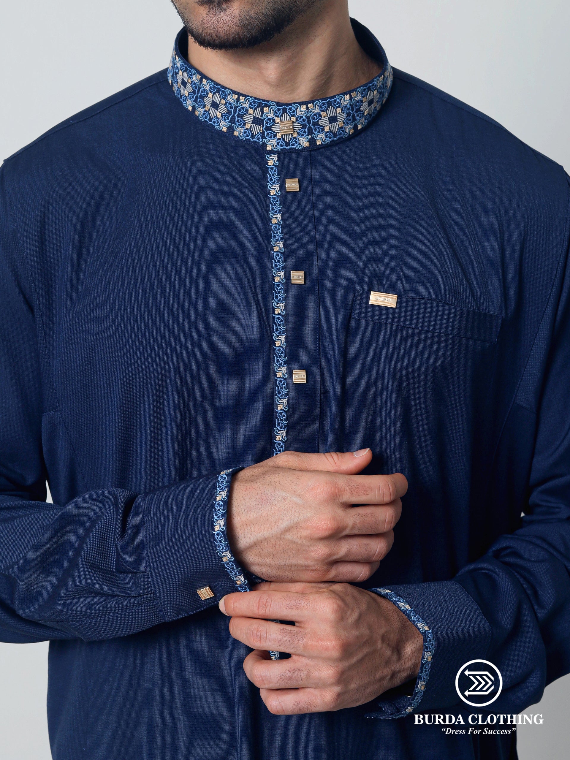 Adult Premium Thobe 221 Navy by Burdaclothing