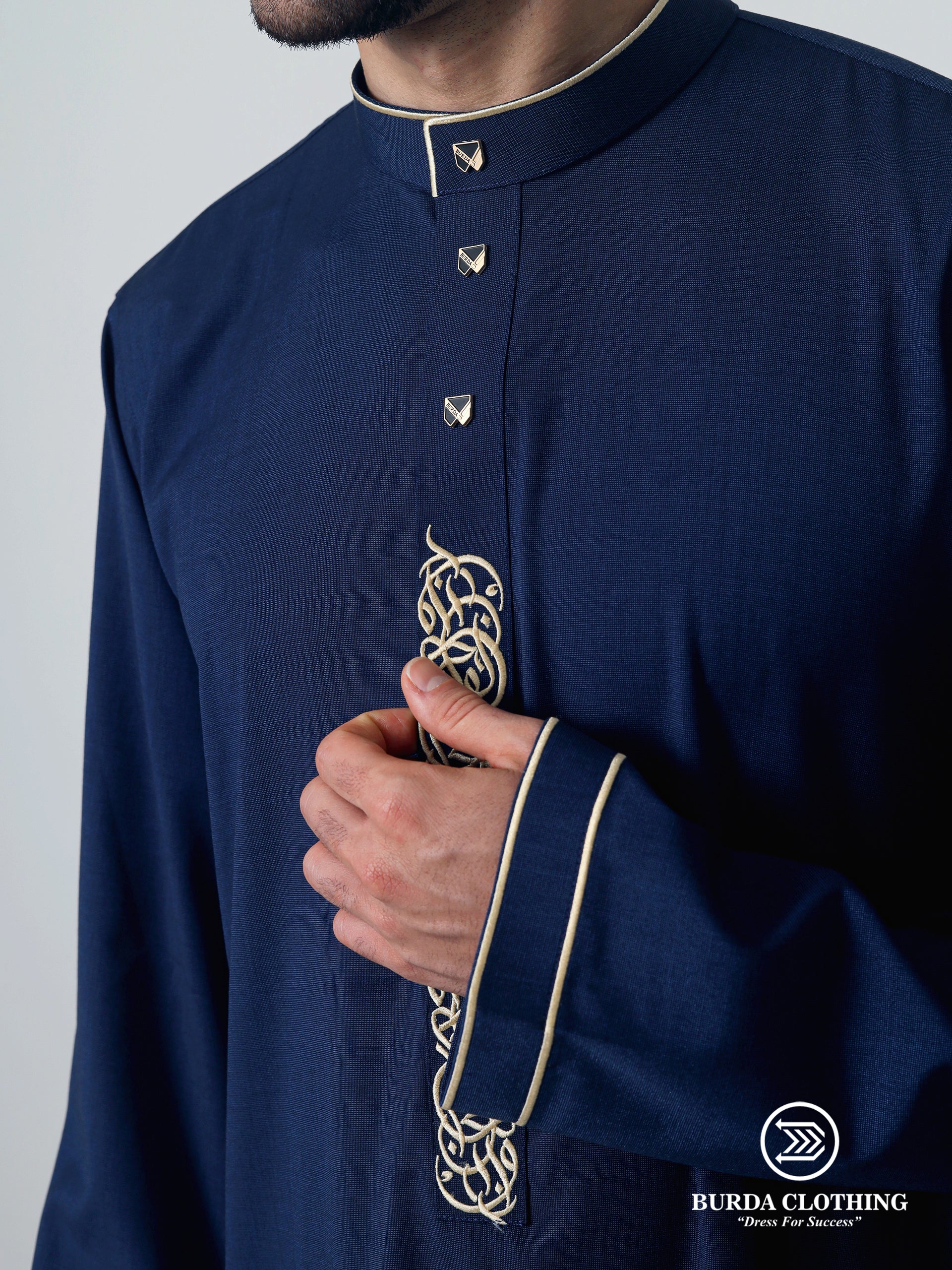 Adult Premium Thobe 225 Navy by Burdaclothing