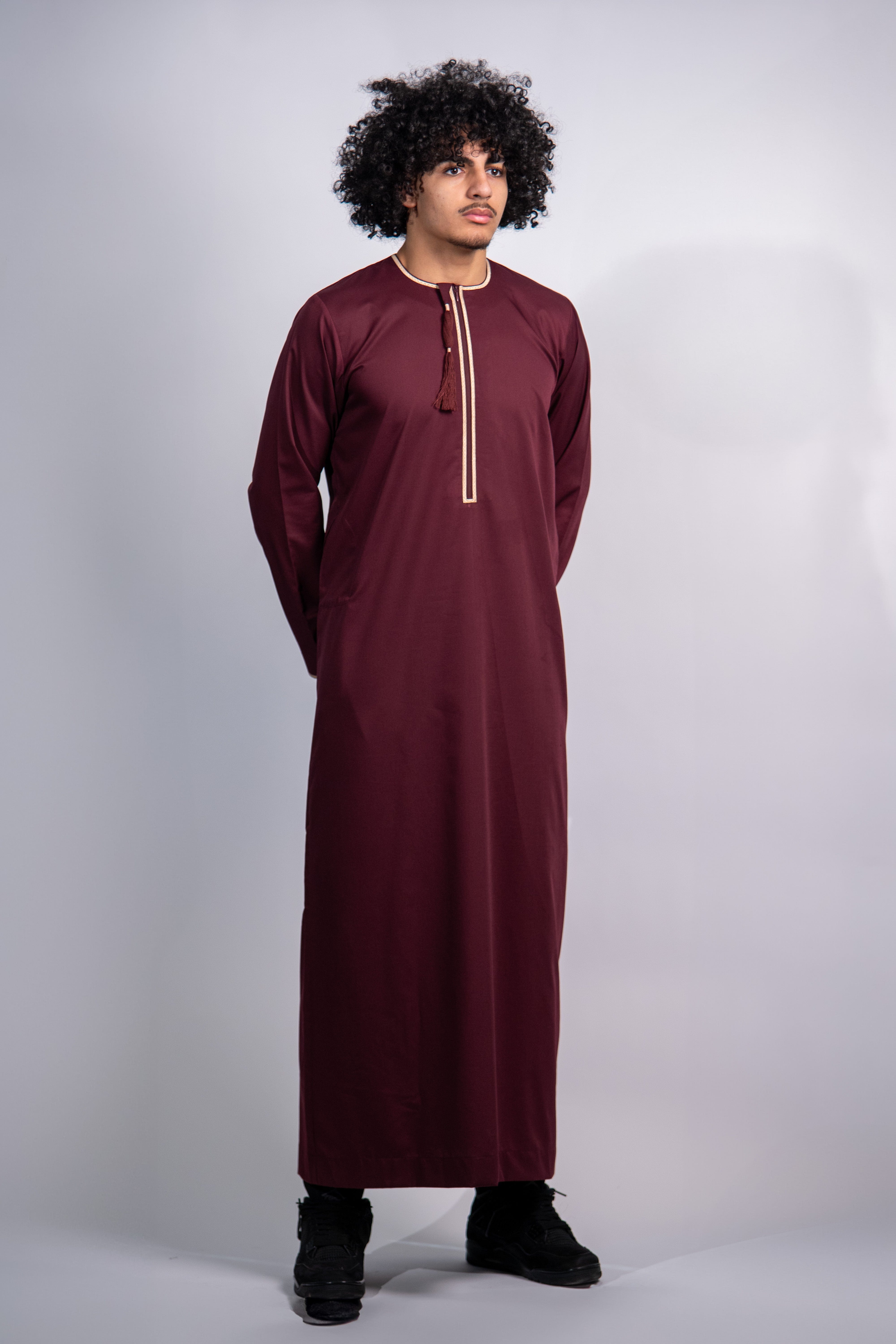 Burdaclothing Adult Premium Thobe 230 Maroon