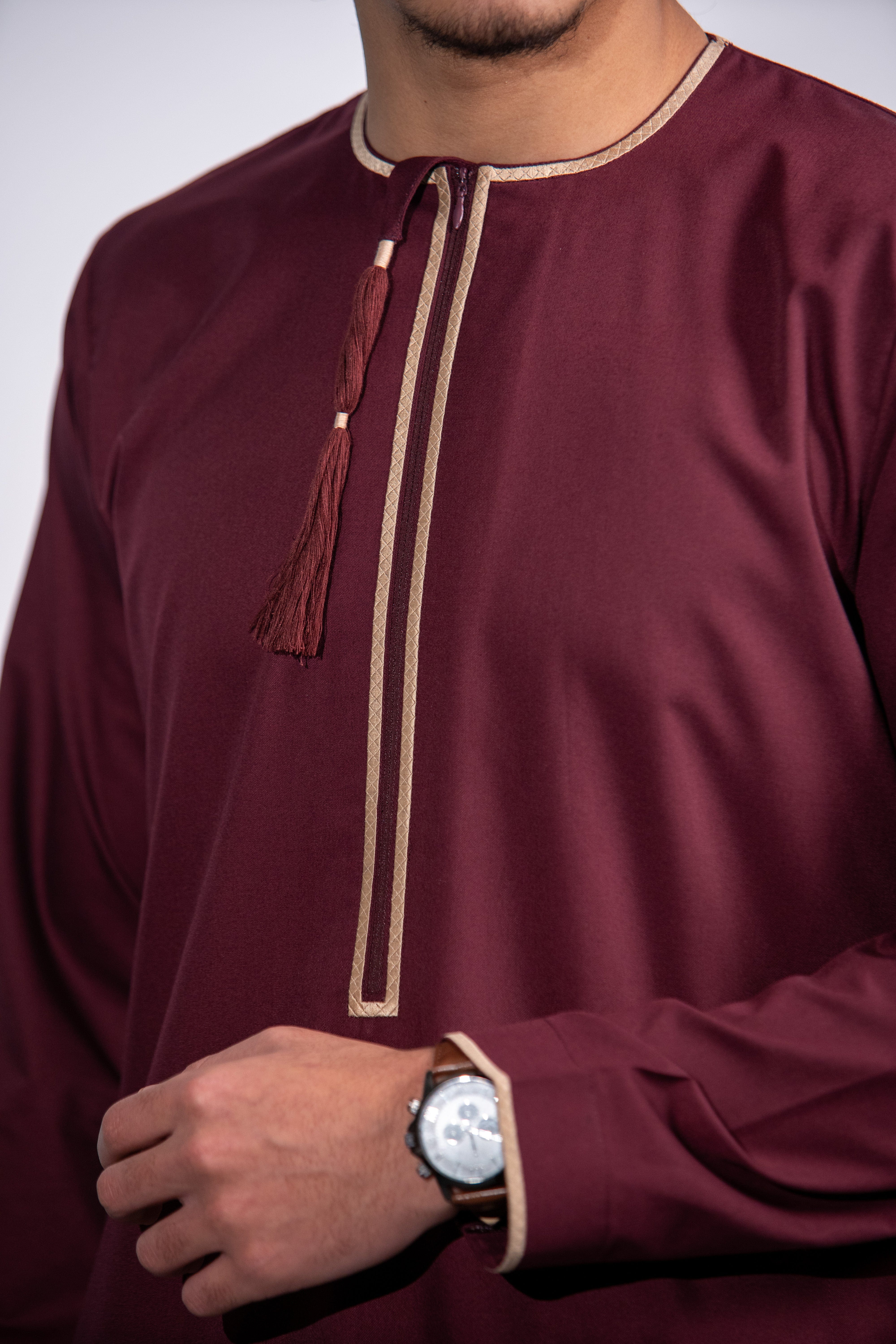 Burdaclothing Adult Premium Thobe 230 Maroon