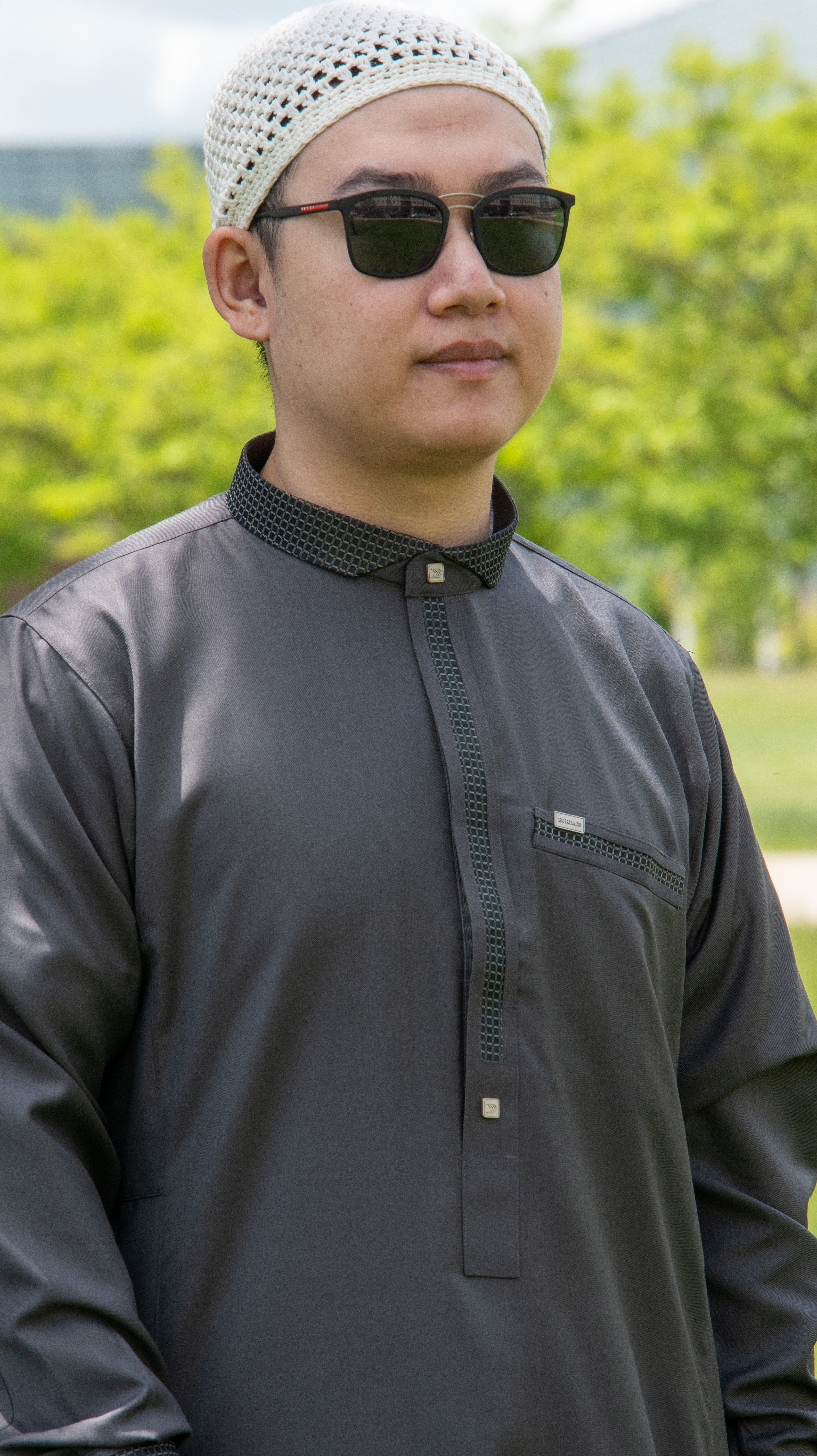 Burdaclothing Adult Premium Thobe 504 Gray