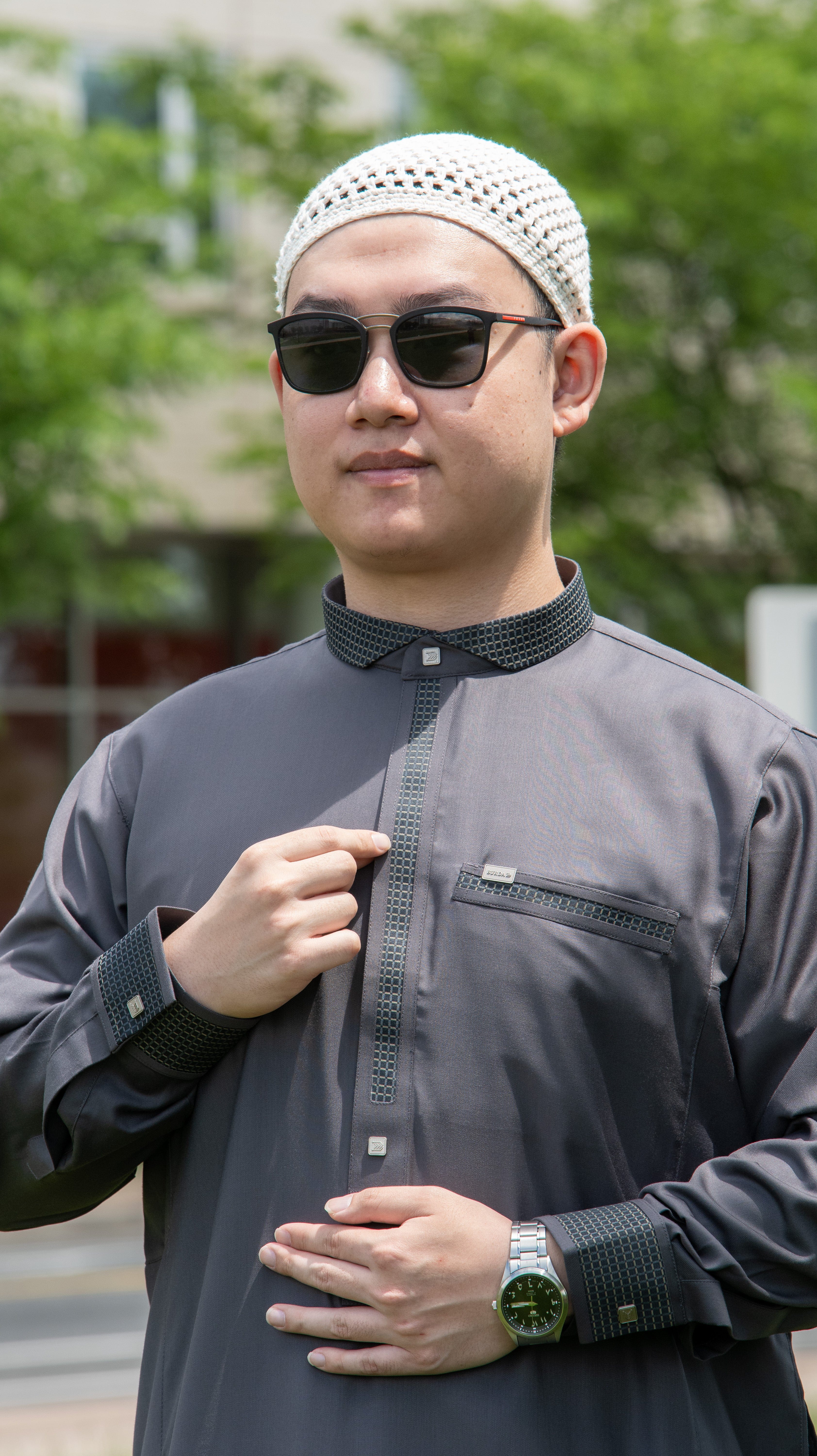 Burdaclothing Adult Premium Thobe 504 Gray