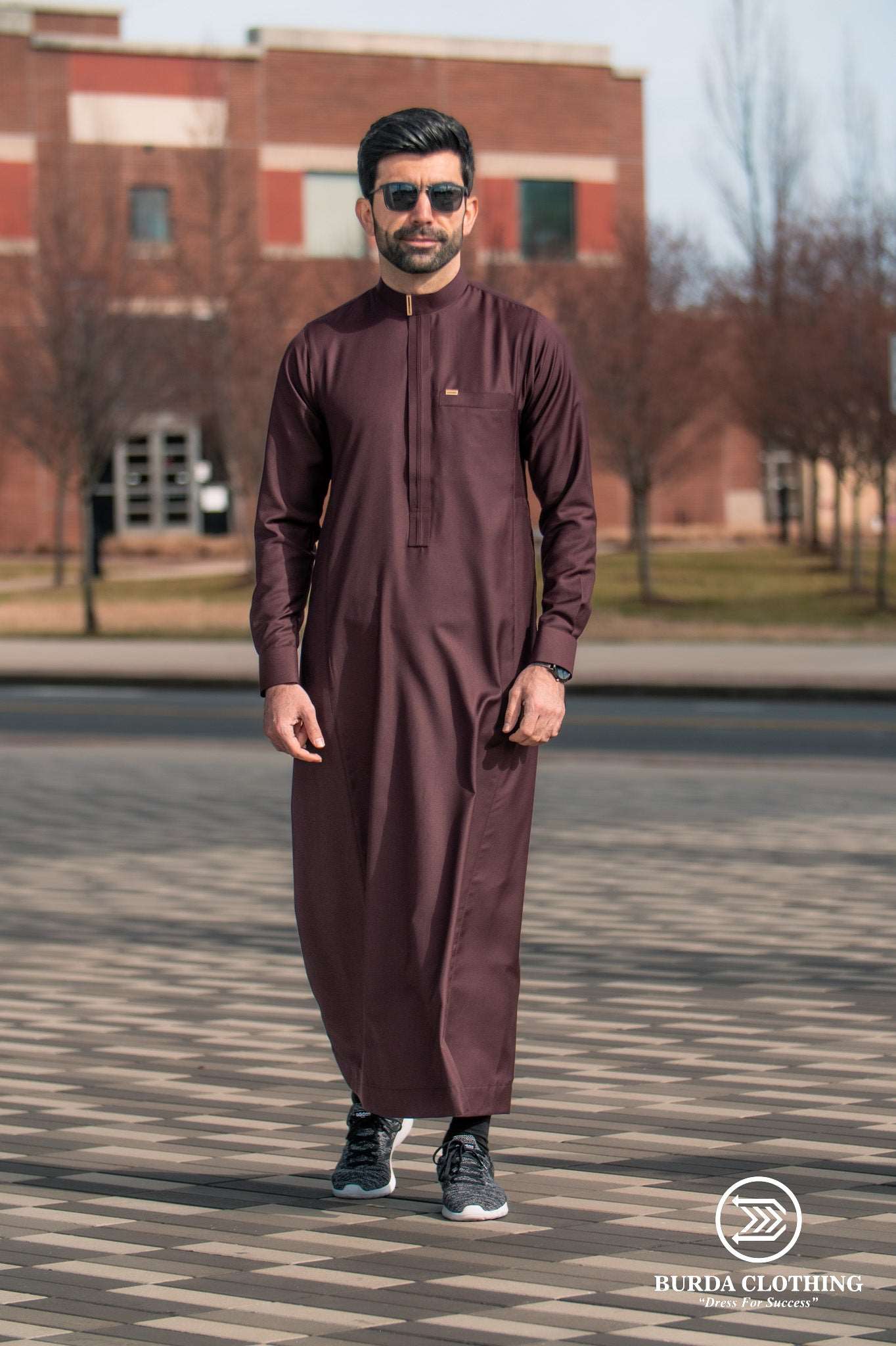 Burdaclothing Adult Premium Thobe 507 Maroon