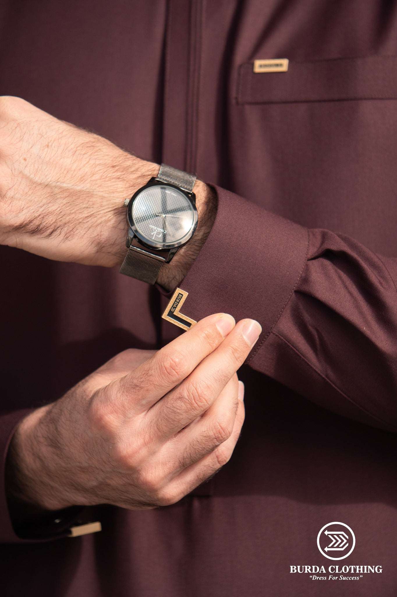 Burdaclothing Adult Premium Thobe 507 Maroon