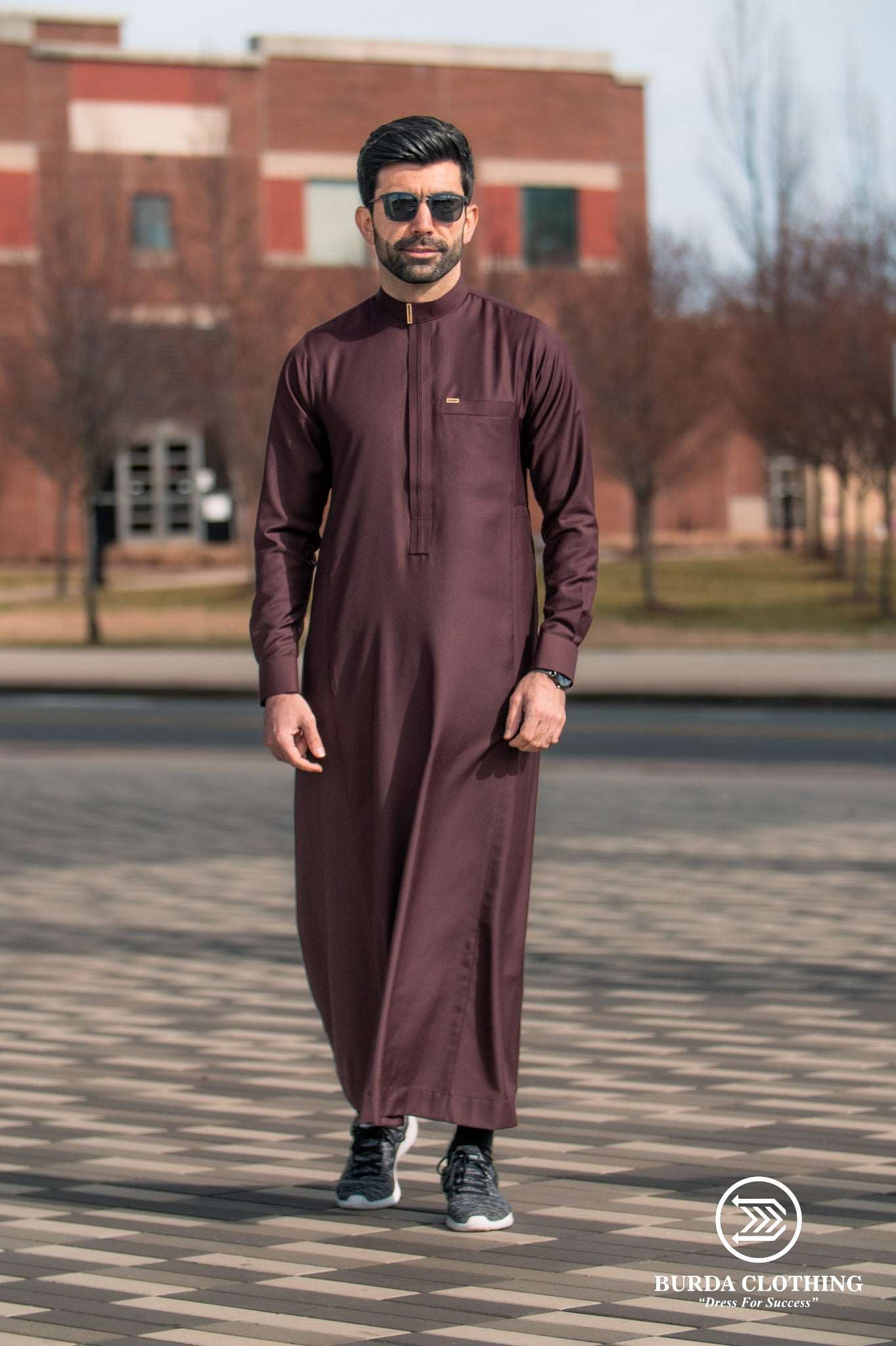 Burdaclothing Adult Premium Thobe 507 Maroon