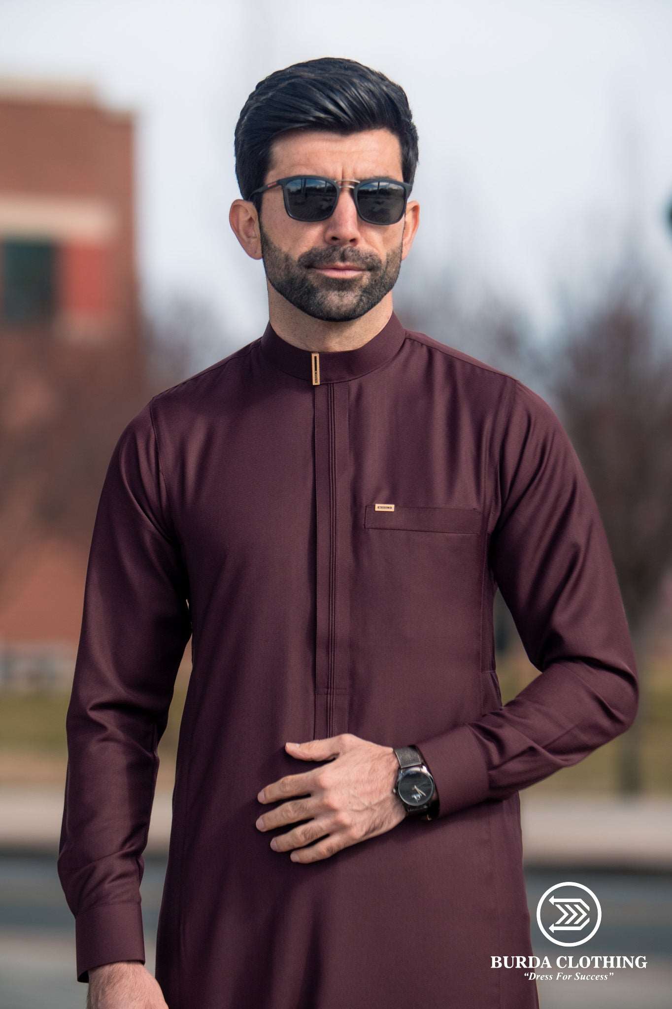 Burdaclothing Adult Premium Thobe 507 Maroon