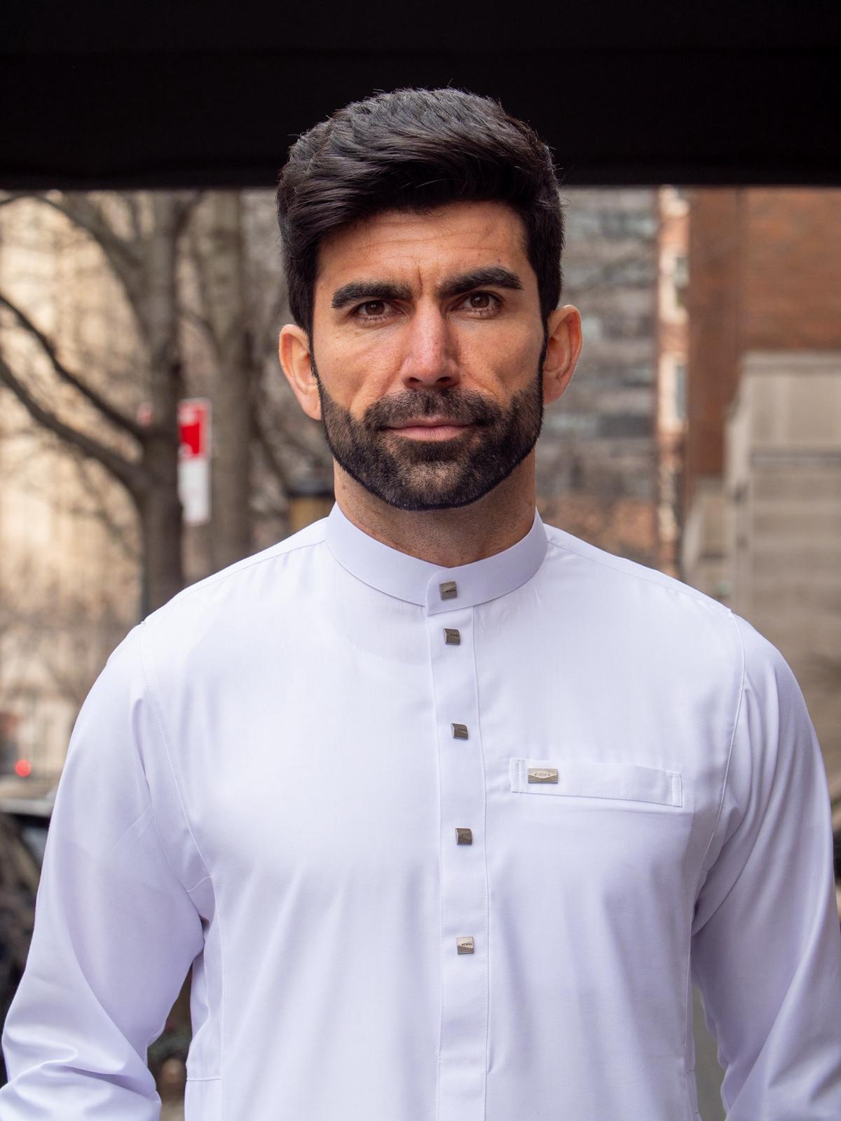 Burdaclothing Adult Thobe 110D/E White (Father & Son)