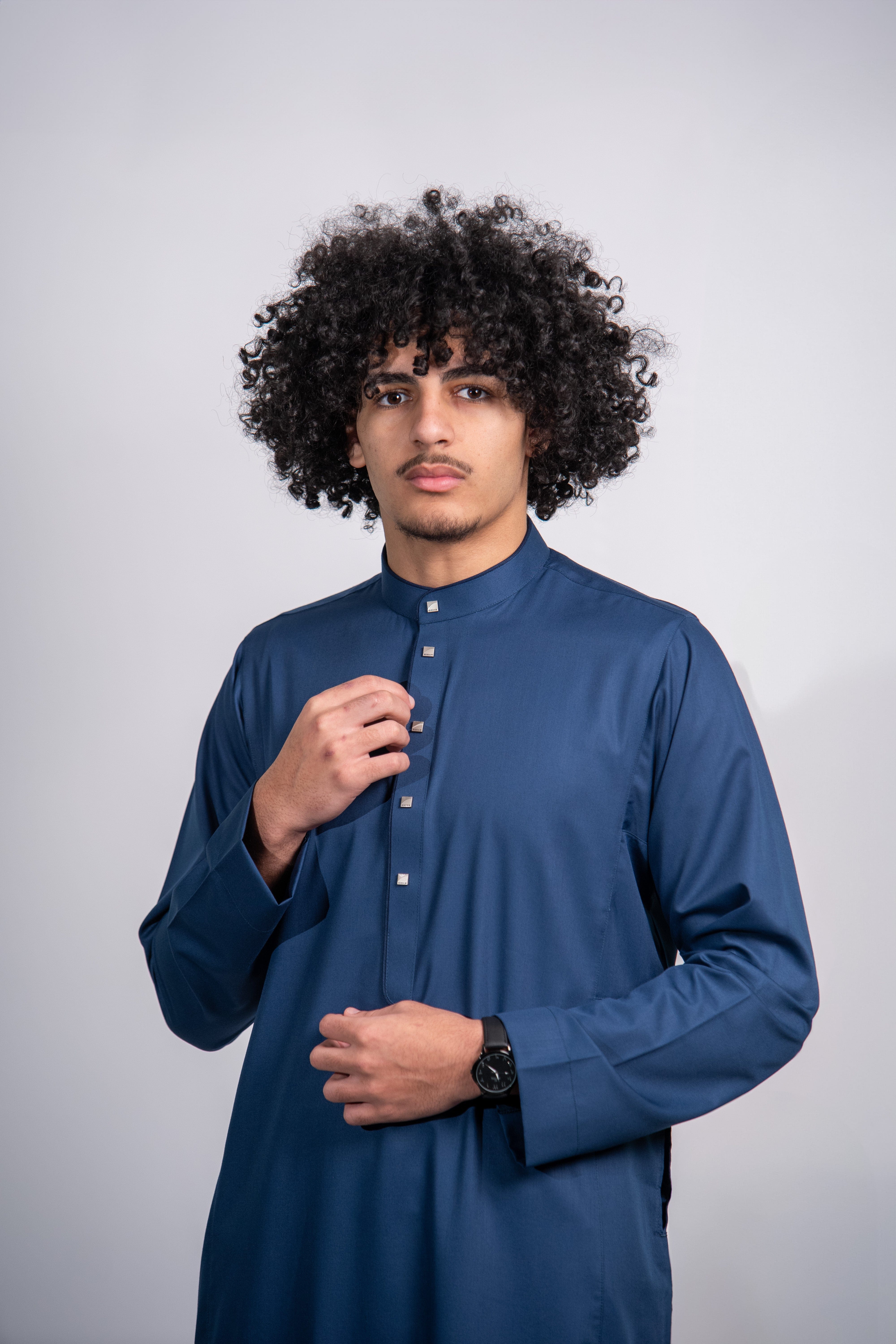 Burdaclothing Adult Thobe 203 Blue ( Father & Son)