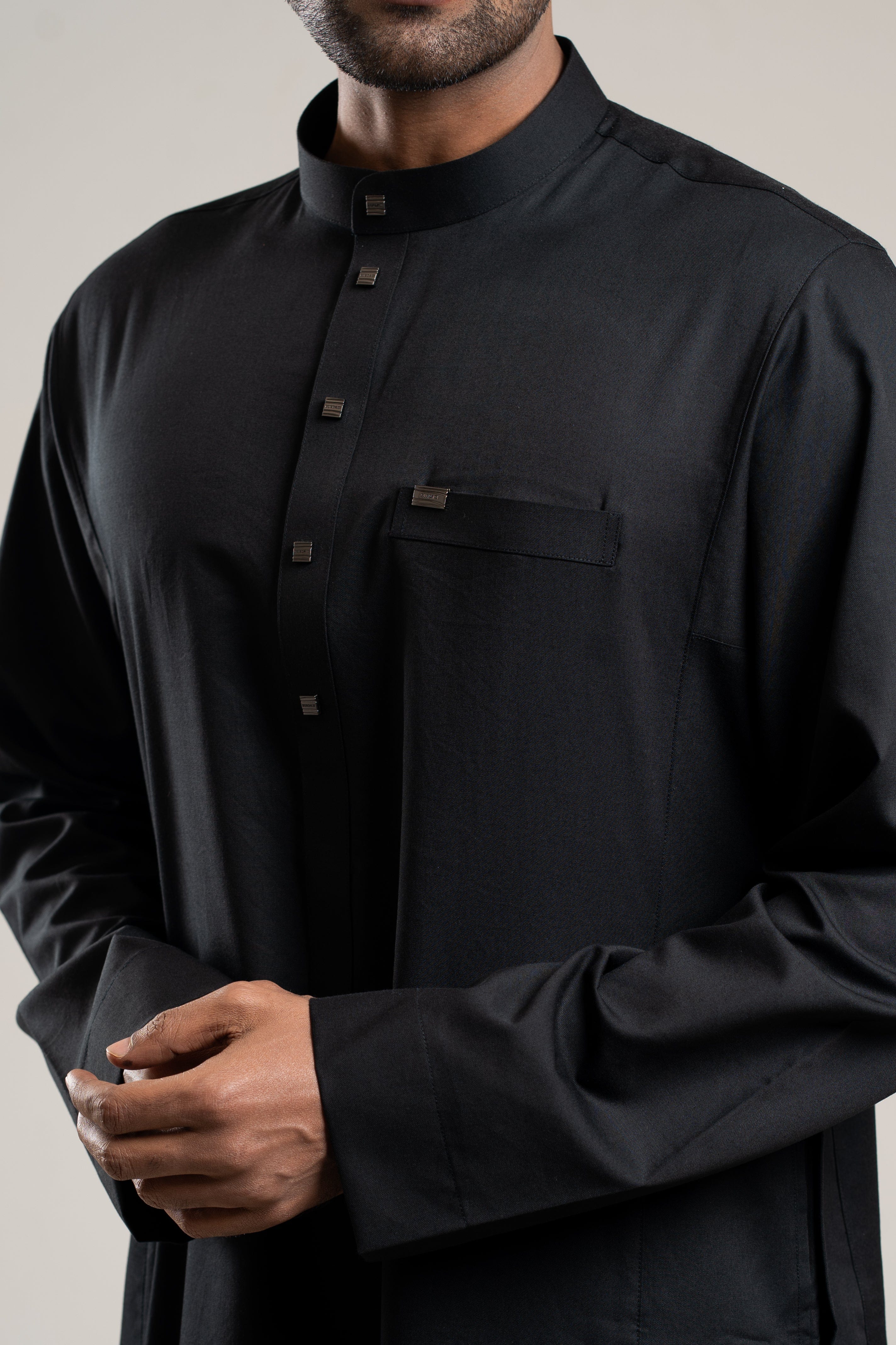 Burdaclothing Adult Thobe 205 Black ( Father & Son)