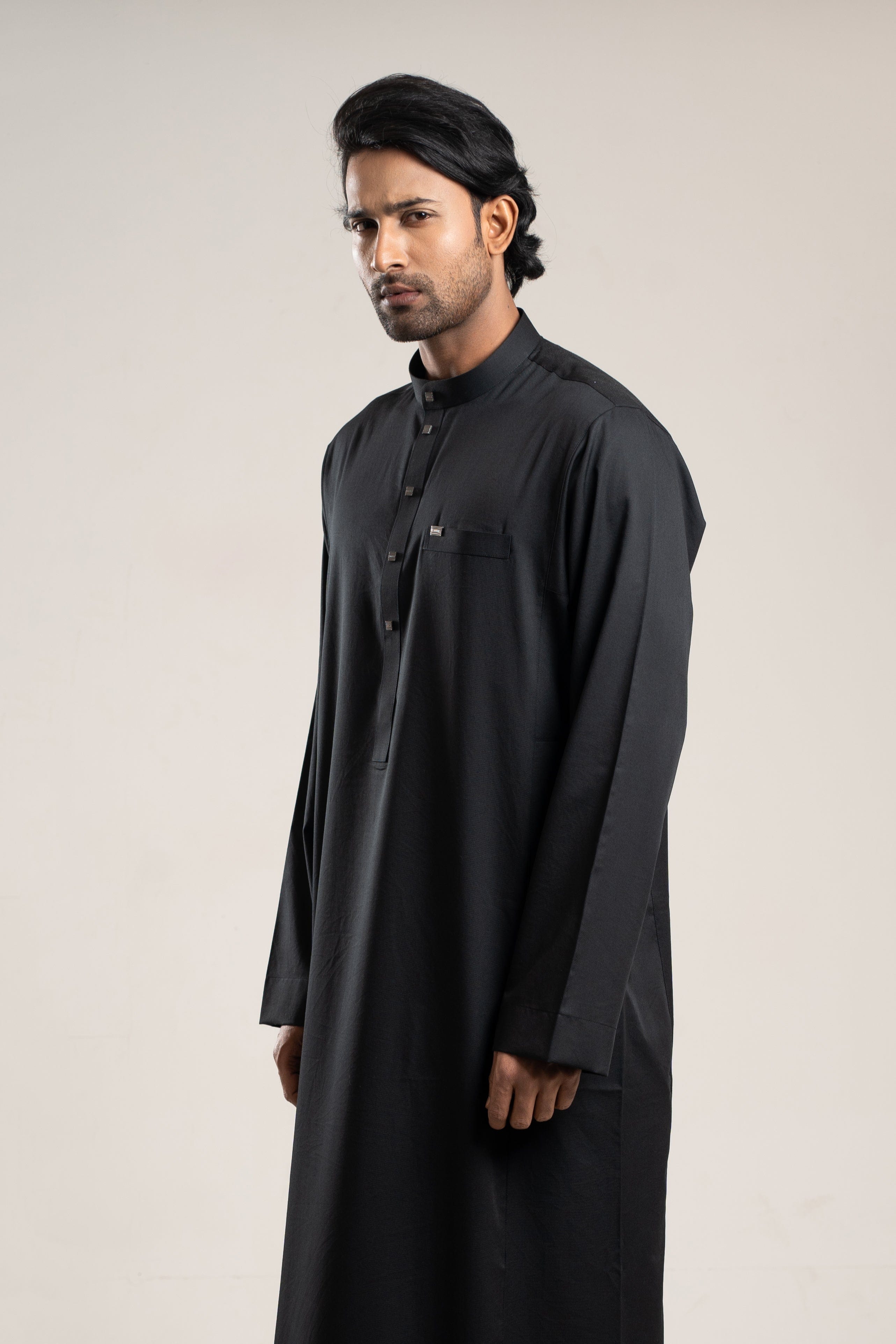 Burdaclothing Adult Thobe 205 Black ( Father & Son)