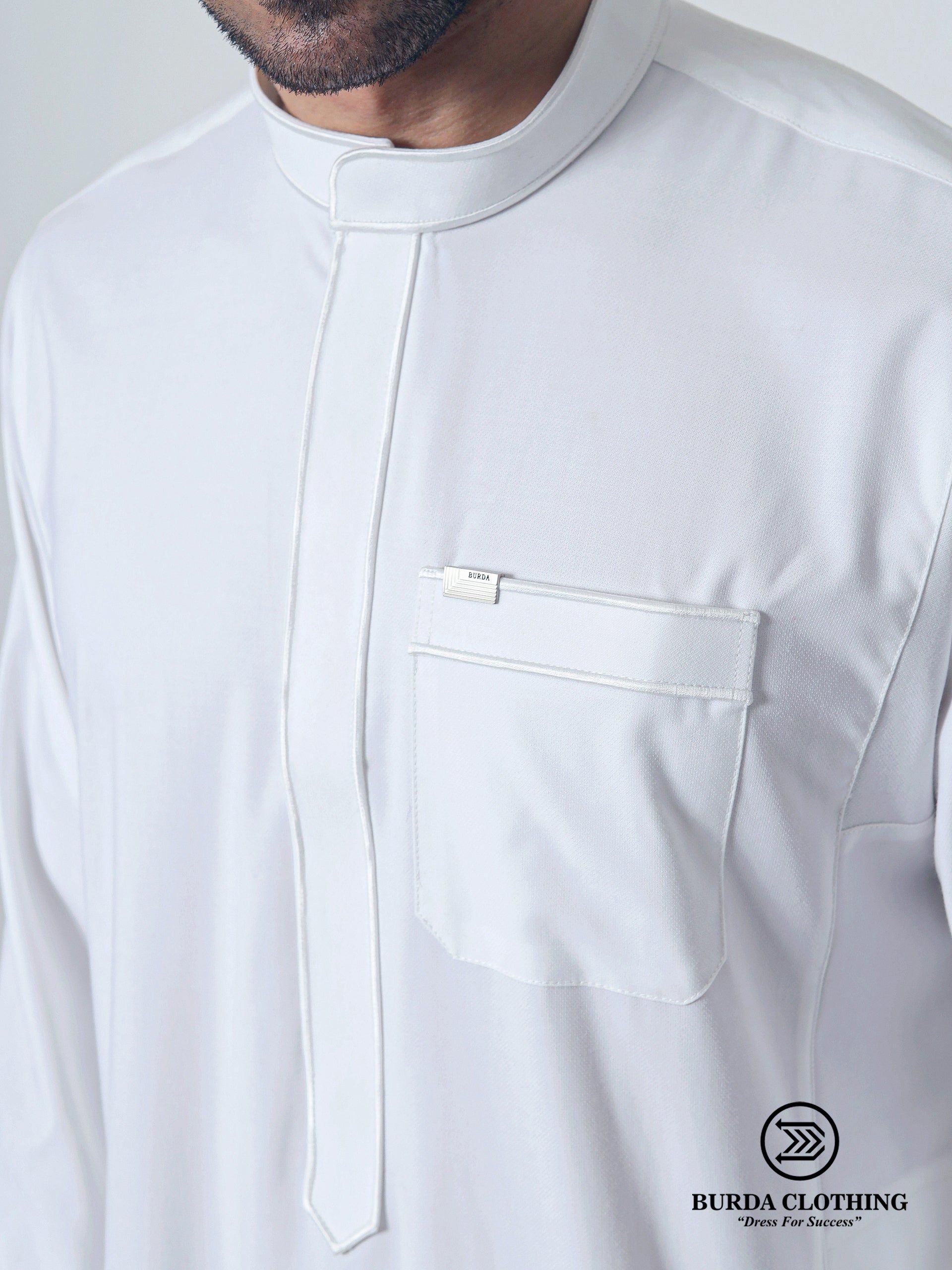 Adult Thobe 301 White by Burdaclothing