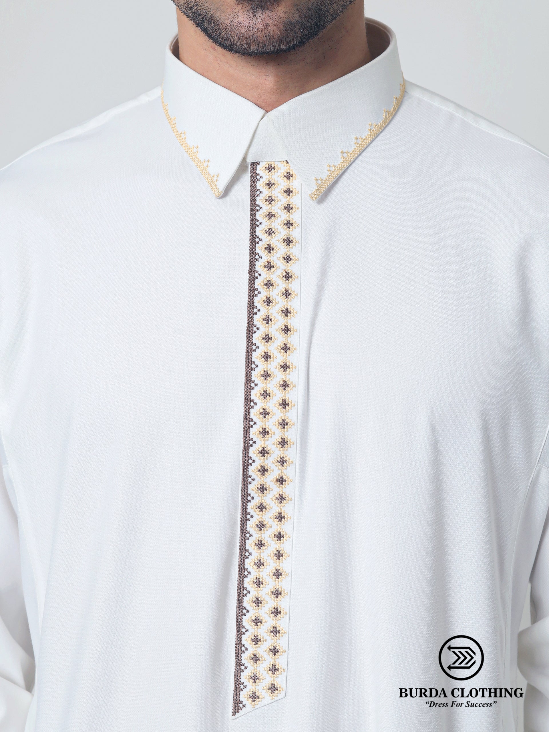 Adult Thobe 302 Off White by Burdaclothing