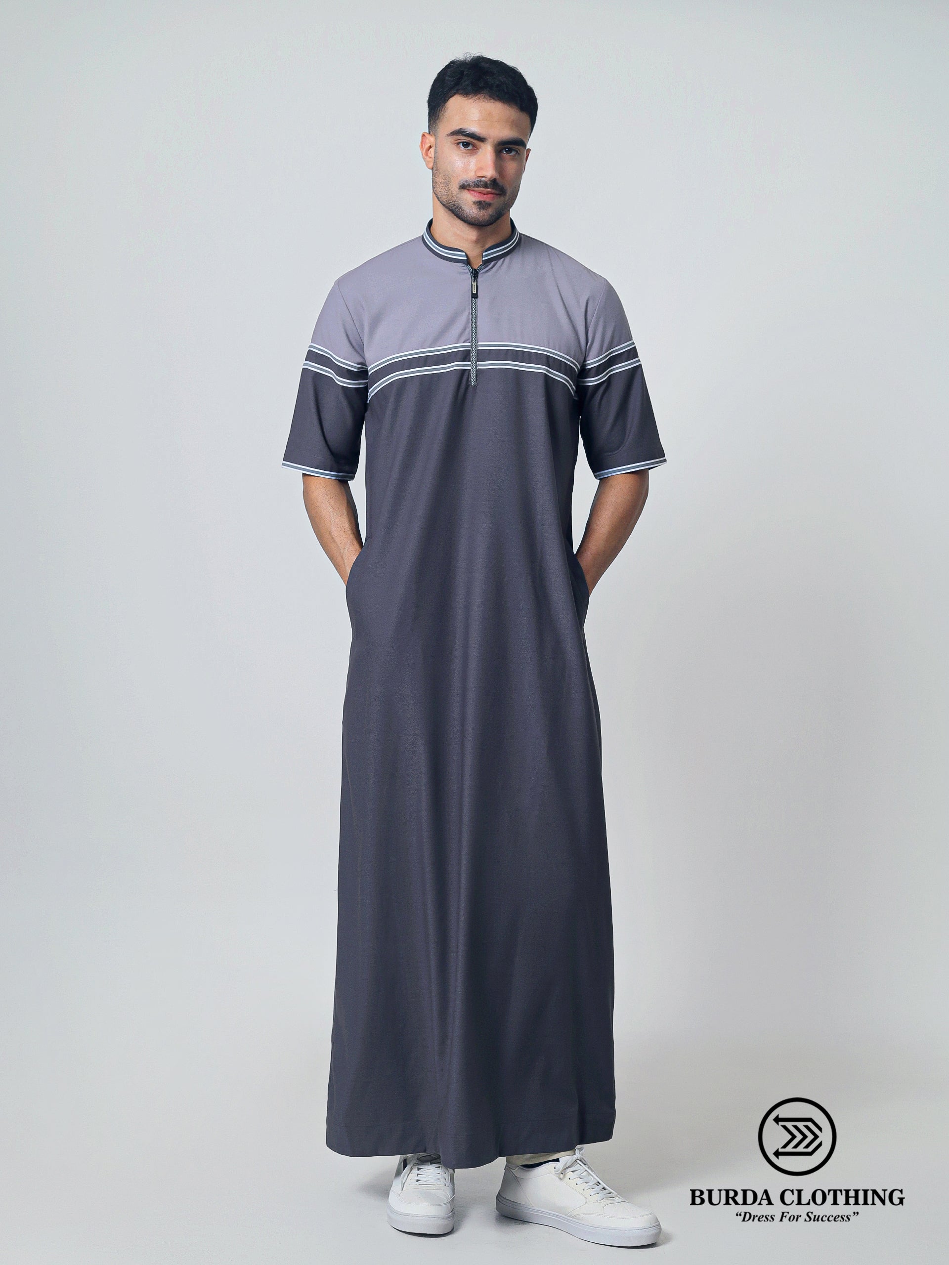 Adult Thobe 304 Gray by Burdaclothing