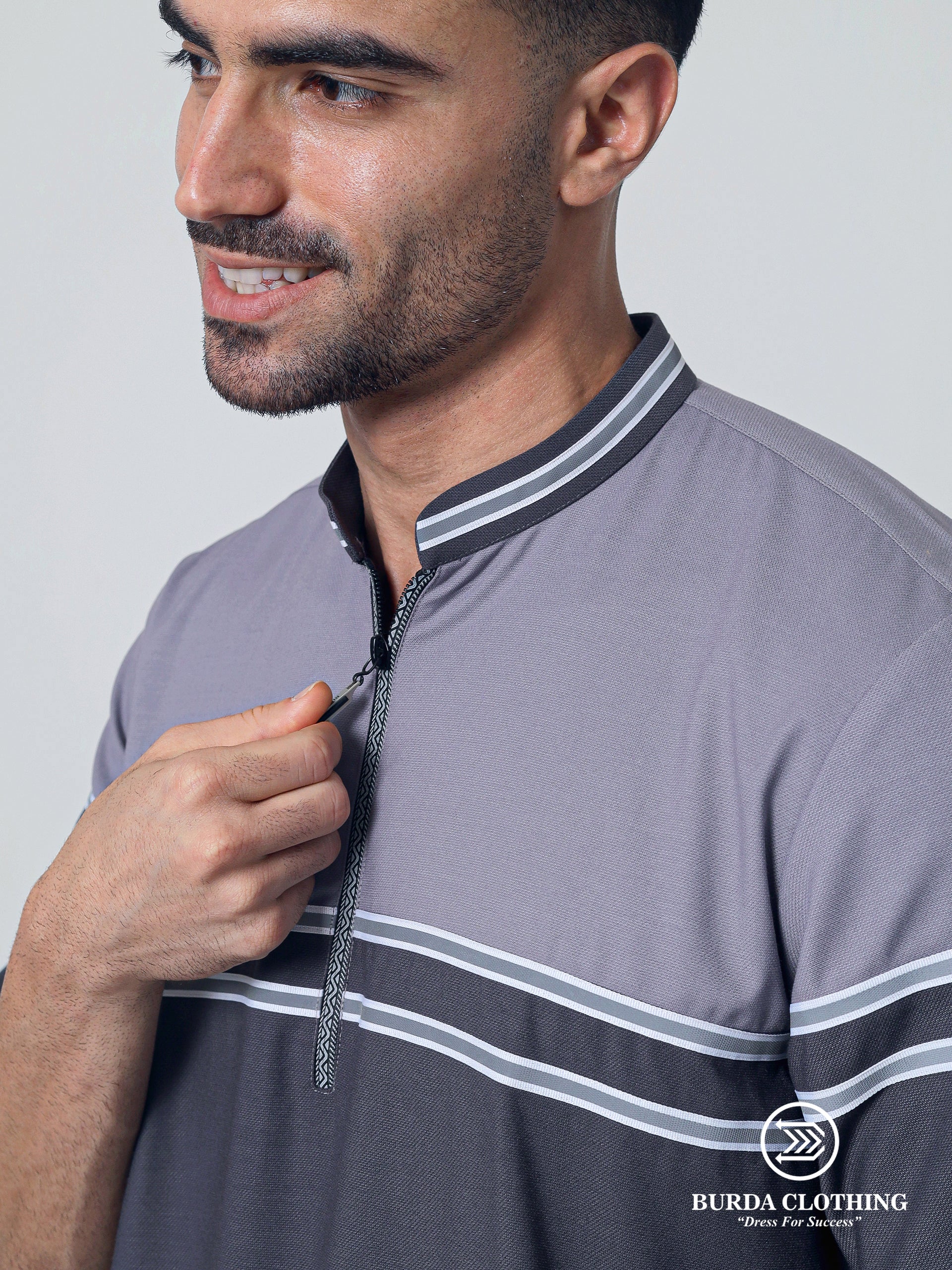 Adult Thobe 304 Gray by Burdaclothing