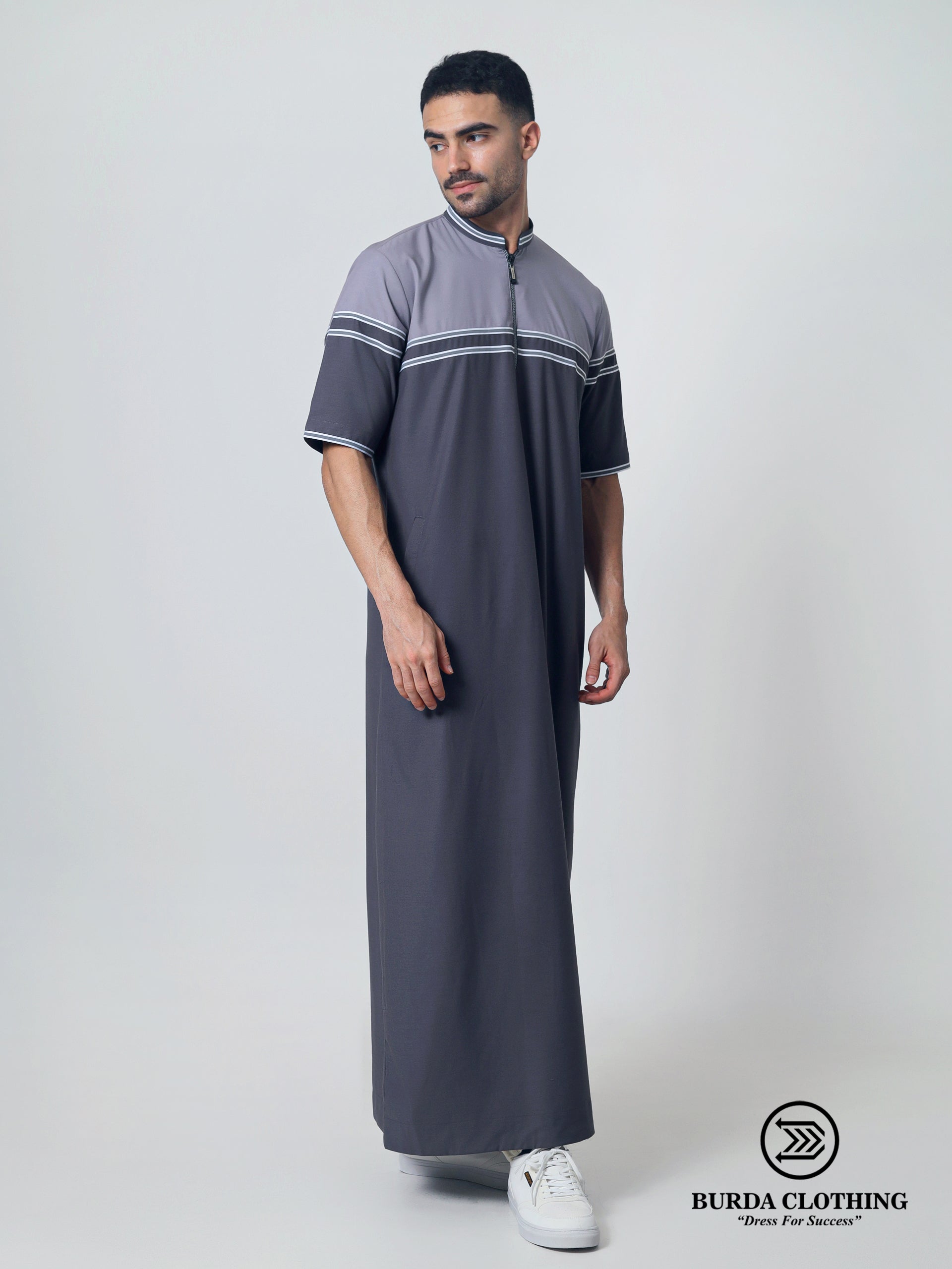 Adult Thobe 304 Gray by Burdaclothing
