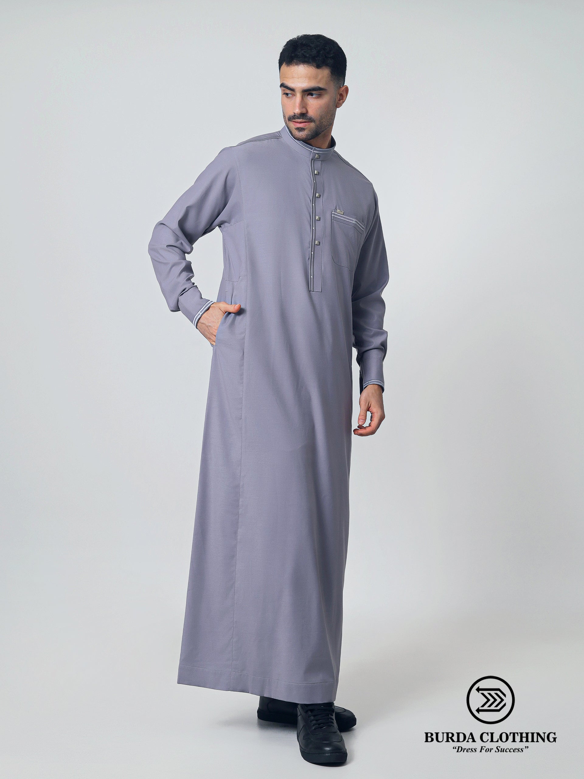 Adult Thobe 311 Gray by Burdaclothing