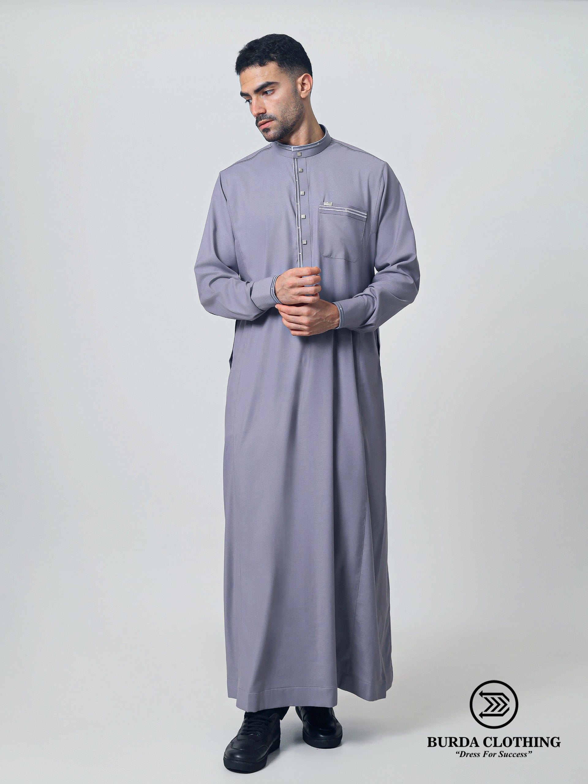 Adult Thobe 311 Gray by Burdaclothing