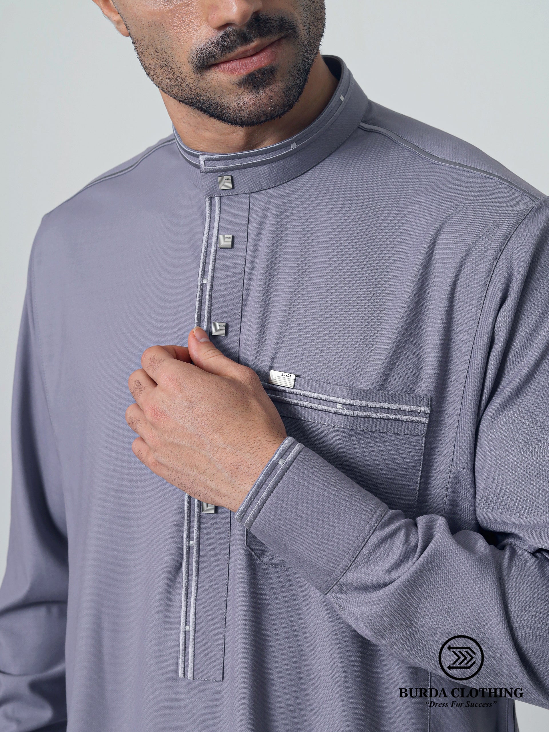 Adult Thobe 311 Gray by Burdaclothing