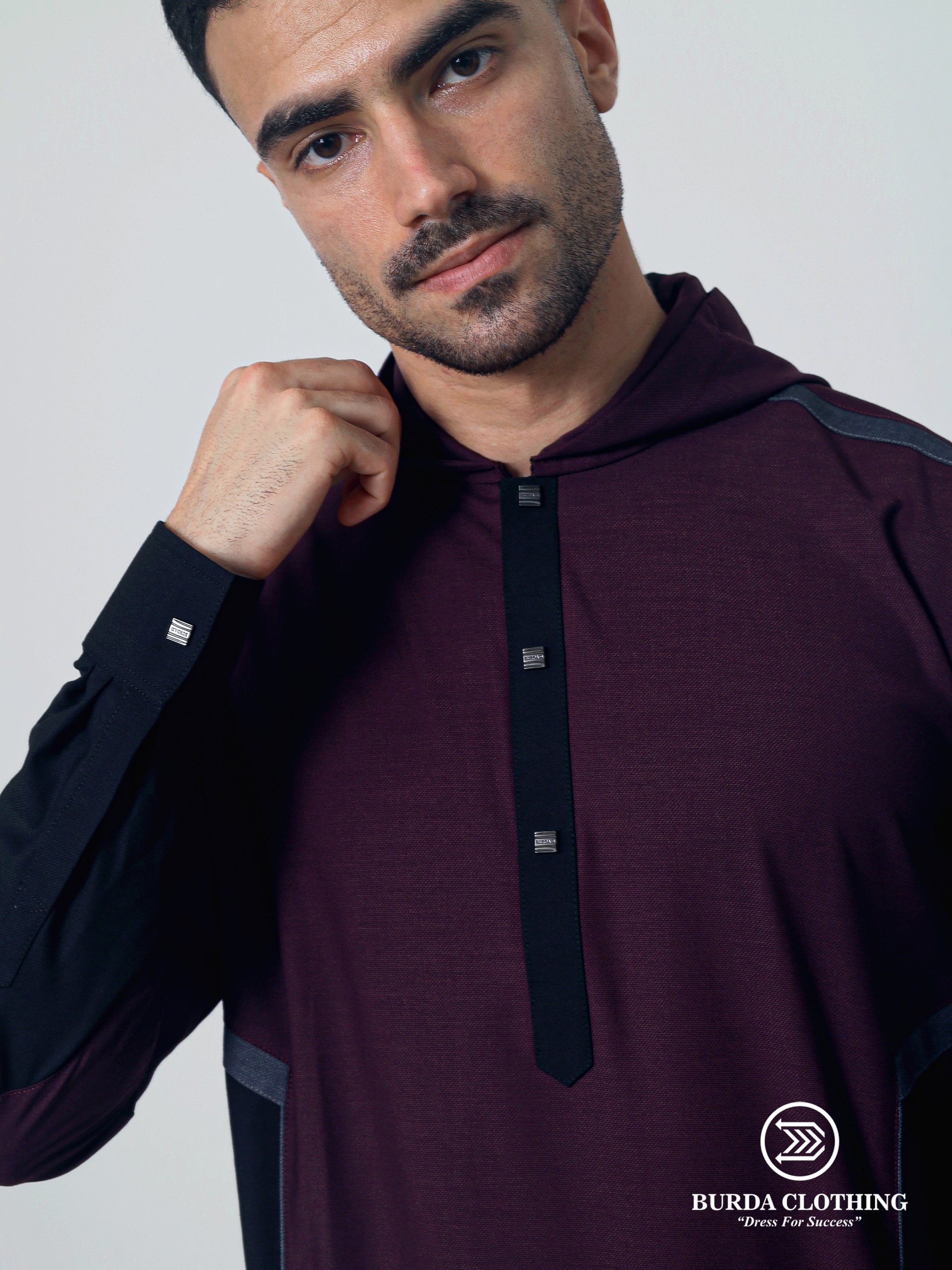 Adult Thobe 314 Maroon by Burdaclothing