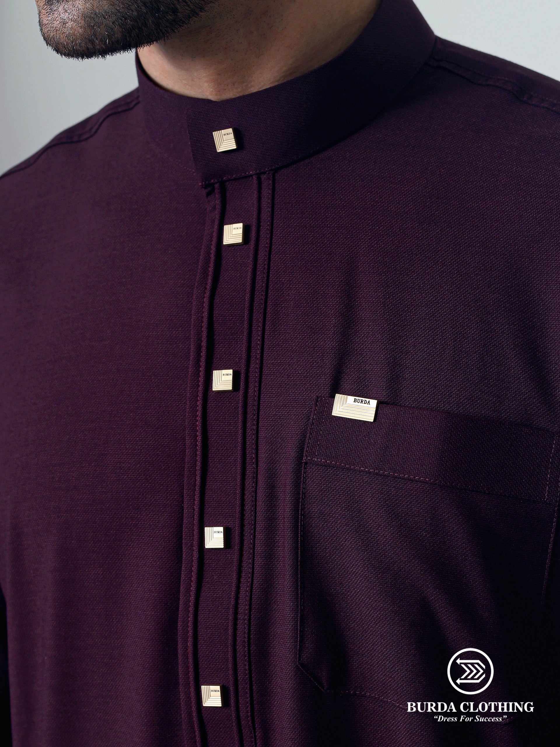 Adult Thobe 325 Maroon by Burdaclothing