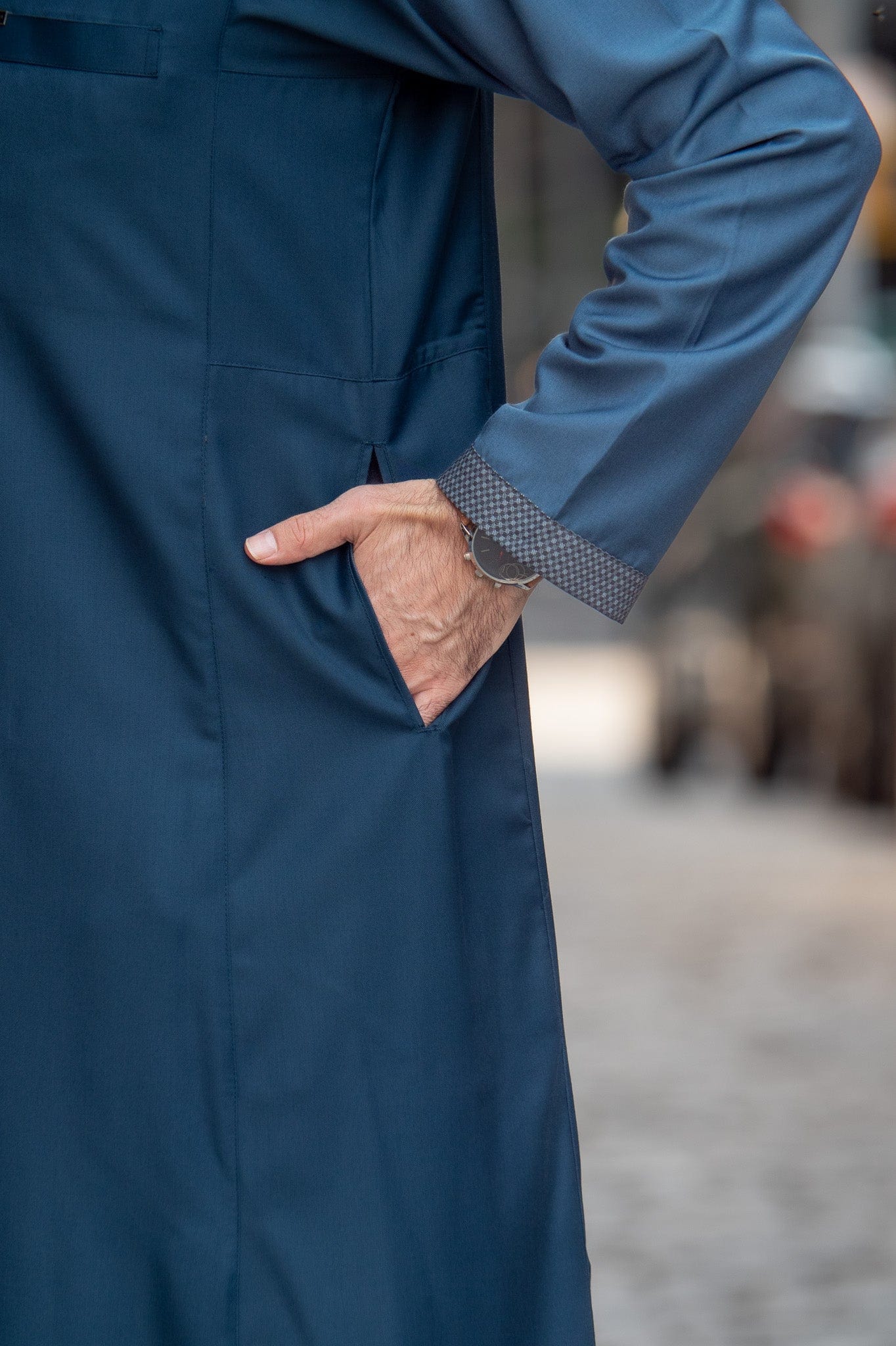 Burdaclothing Adult Thobe 500 BLUE ( FATHER & SON)