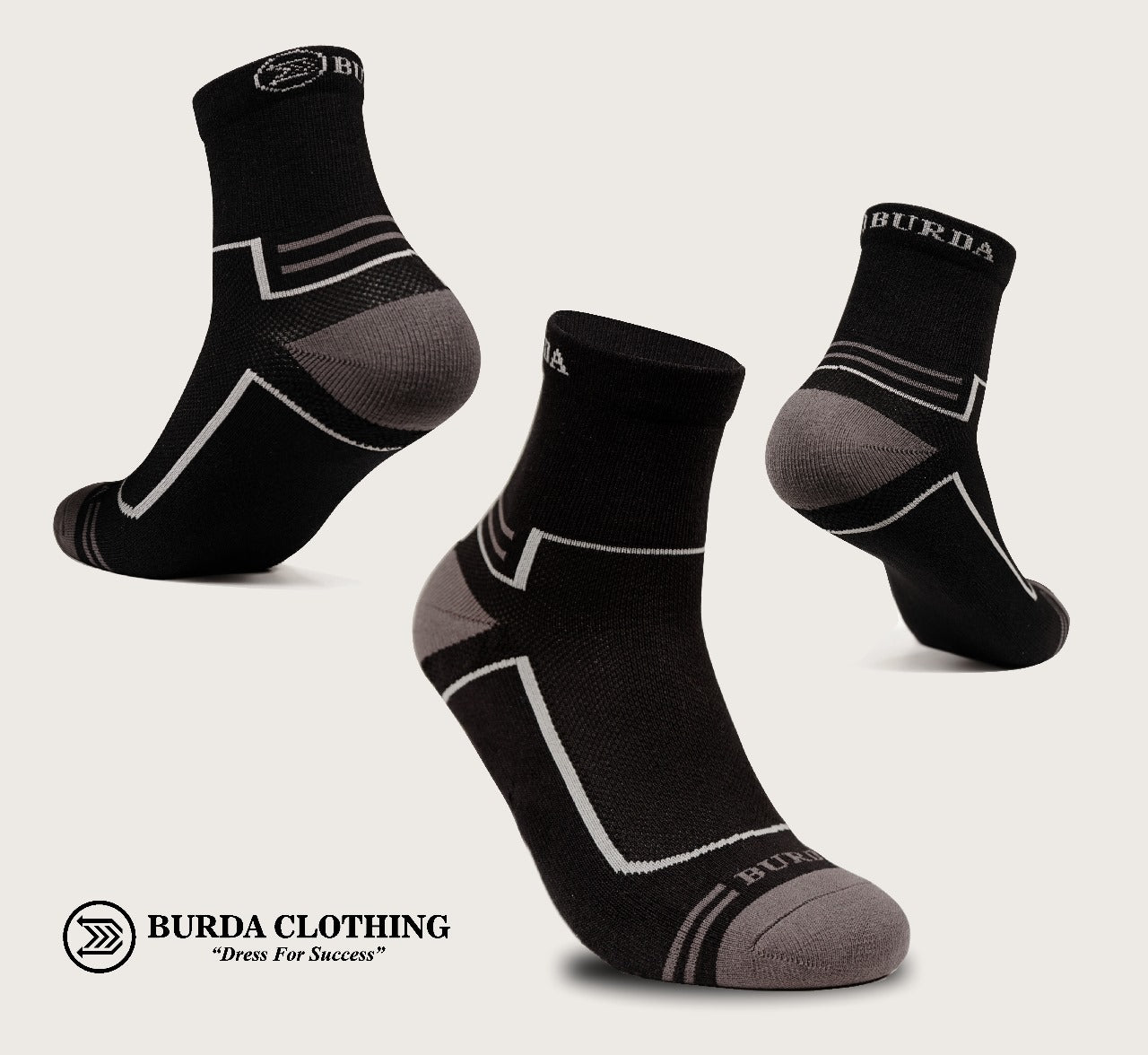 Burda Sport Socks-Quarter by Burdaclothing