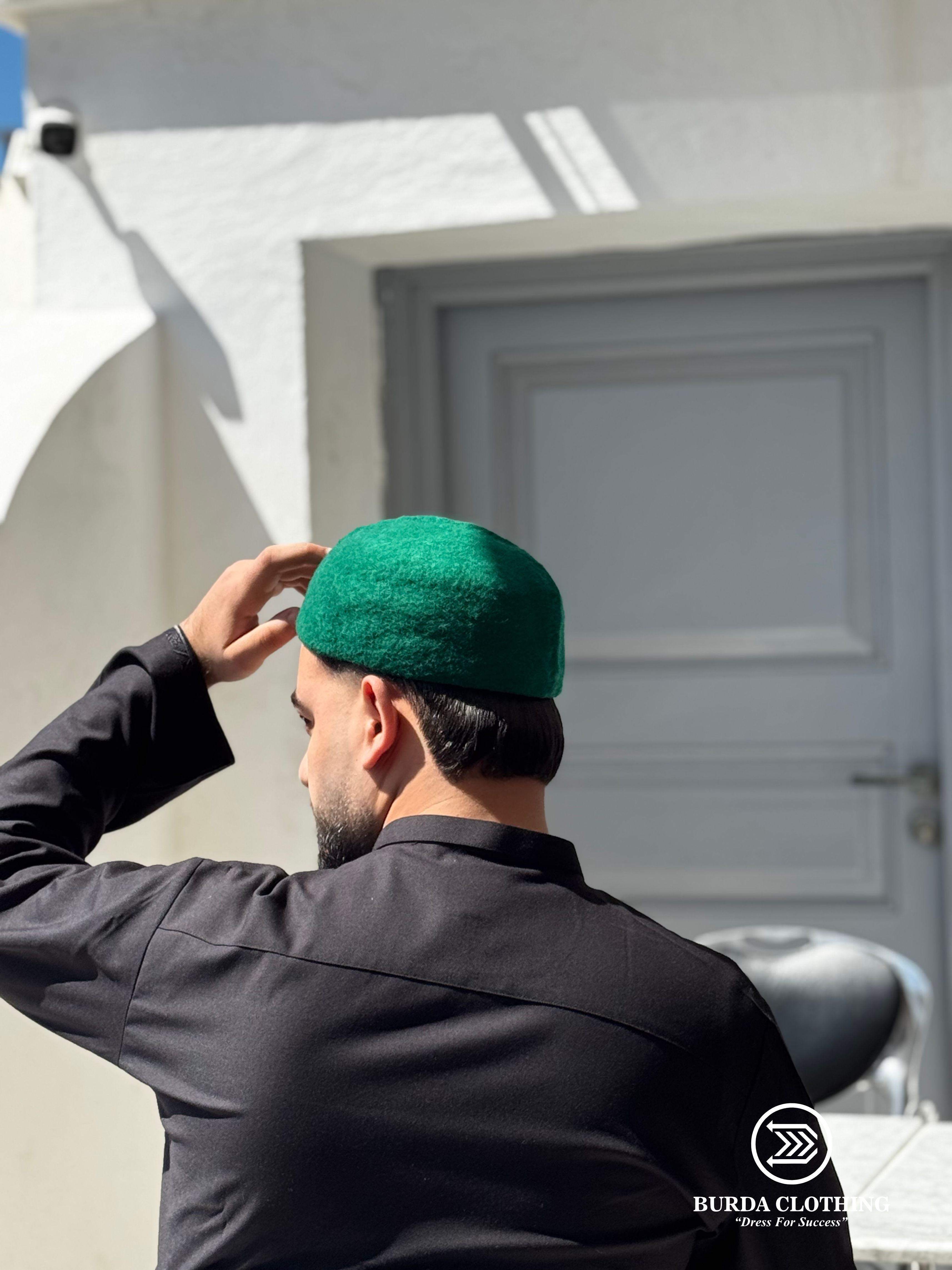 Chechia Hat Bendir Drum - Emerald by Burdaclothing