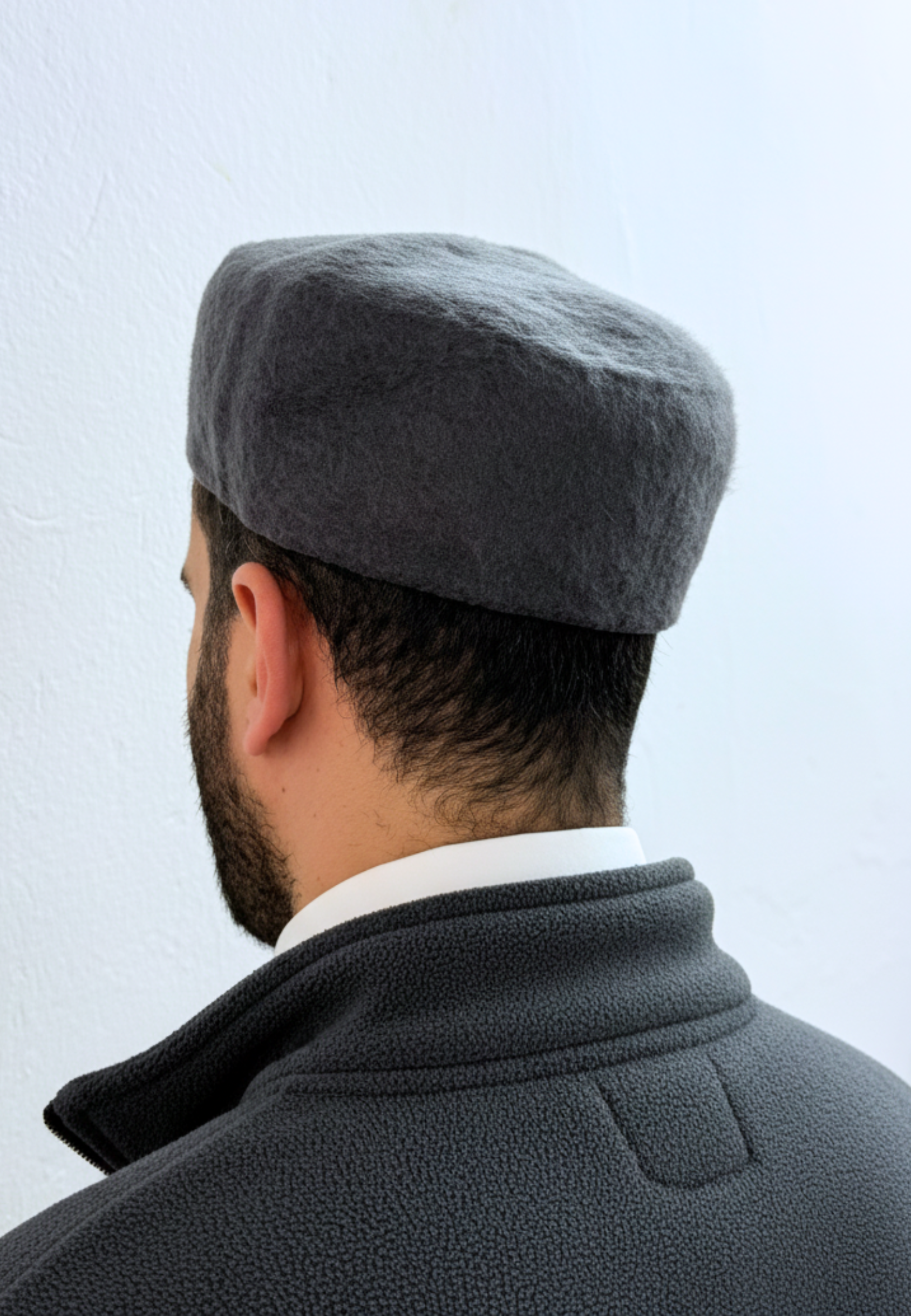 Chechia Hat- Dark Gray by Burdaclothing