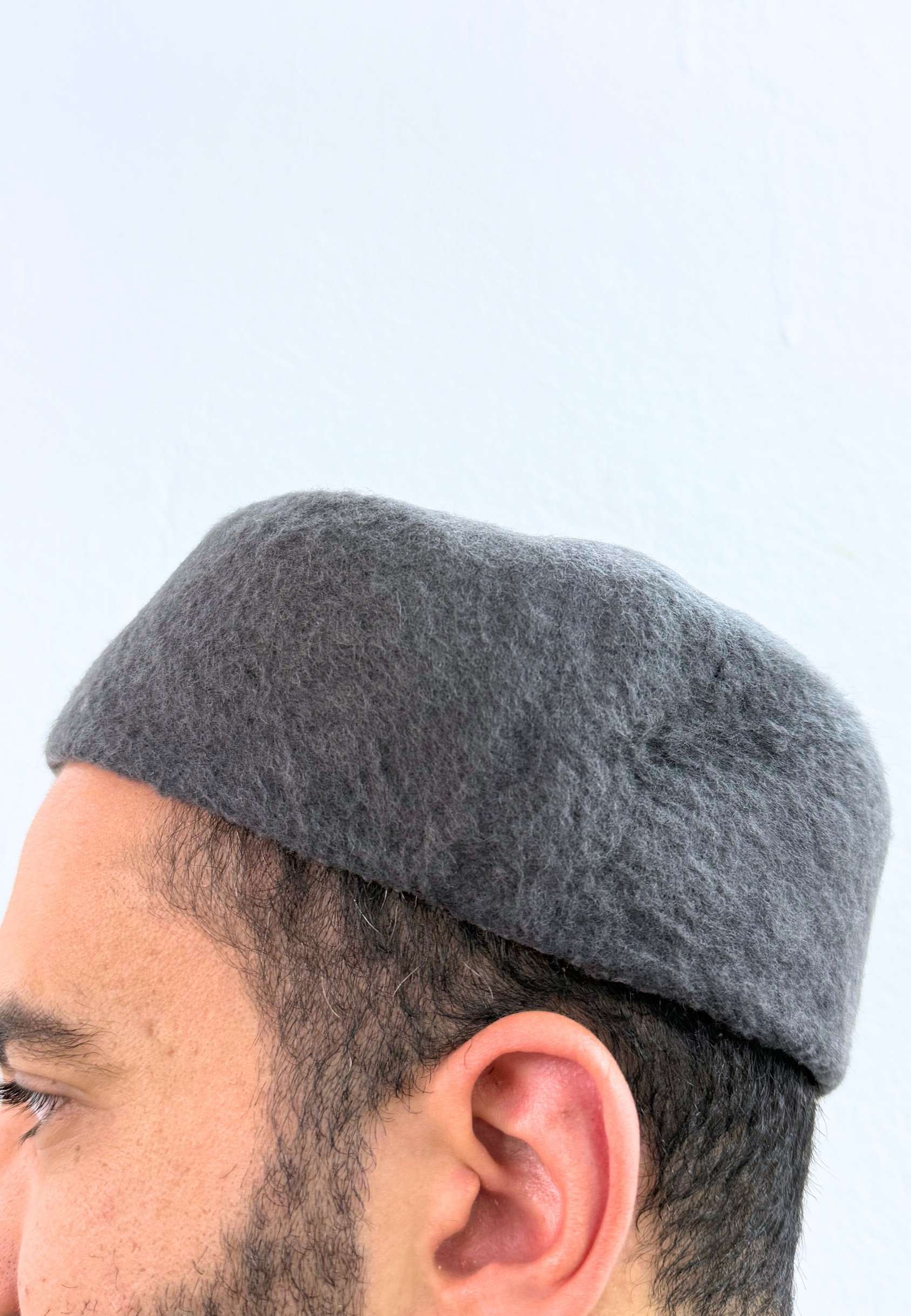 Chechia Hat- Dark Gray by Burdaclothing